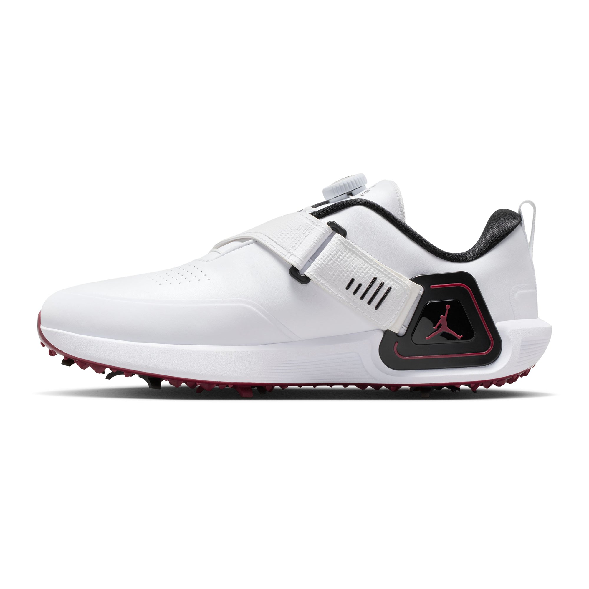 Nike Golf Air Jordan Rev Shoes - White/Black/Team Red 104 - FV6338