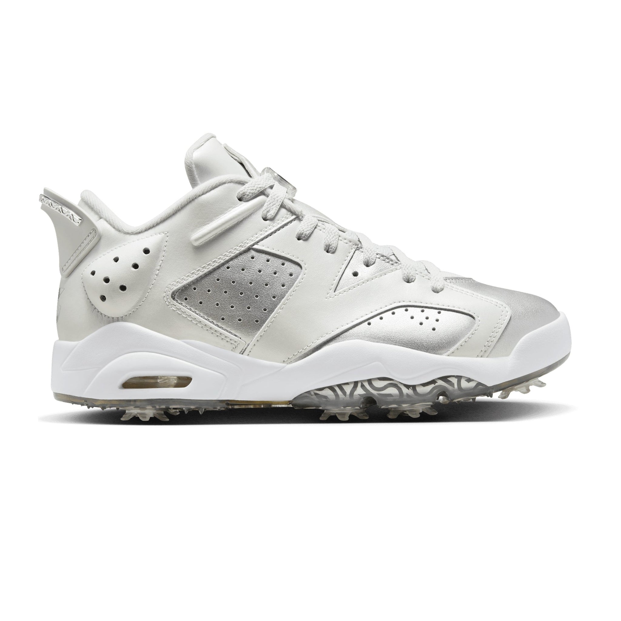 Nike Golf Air Jordan VI Retro NRG Golf Shoes Photon Dust/Silver/White 001