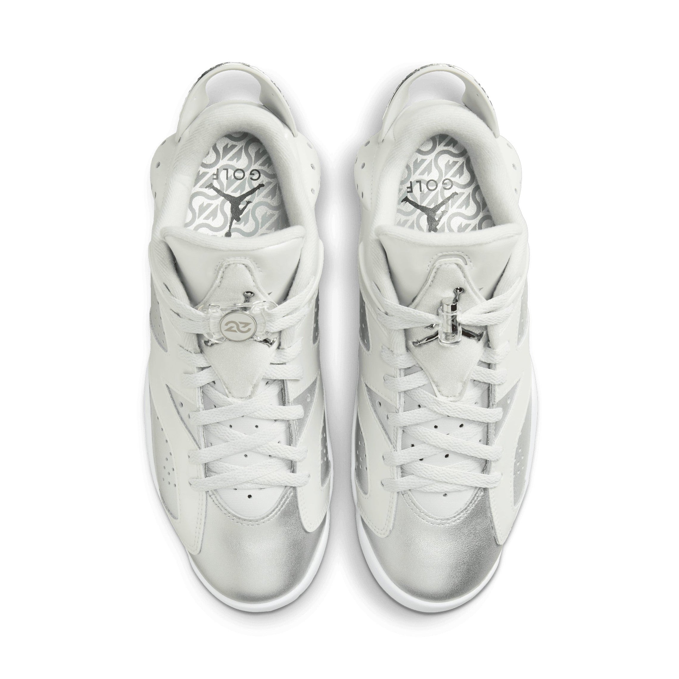 Nike Golf Air Jordan VI Retro NRG Golf Shoes Photon Dust/Silver