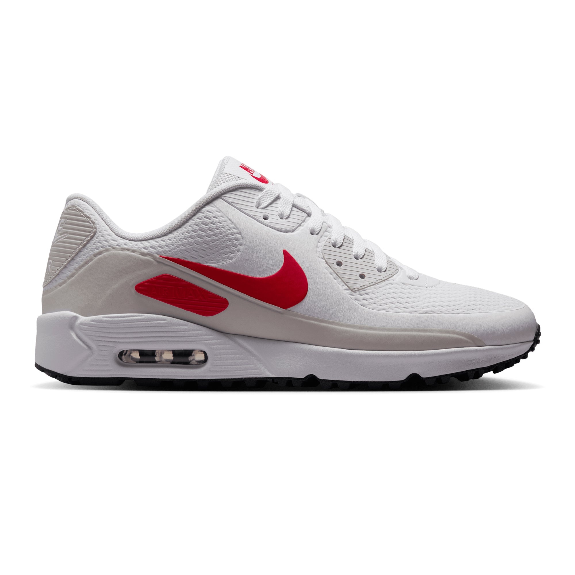 Nike Golf Air Max 90 G Shoes - Moon Particle/Safety Orange/Light