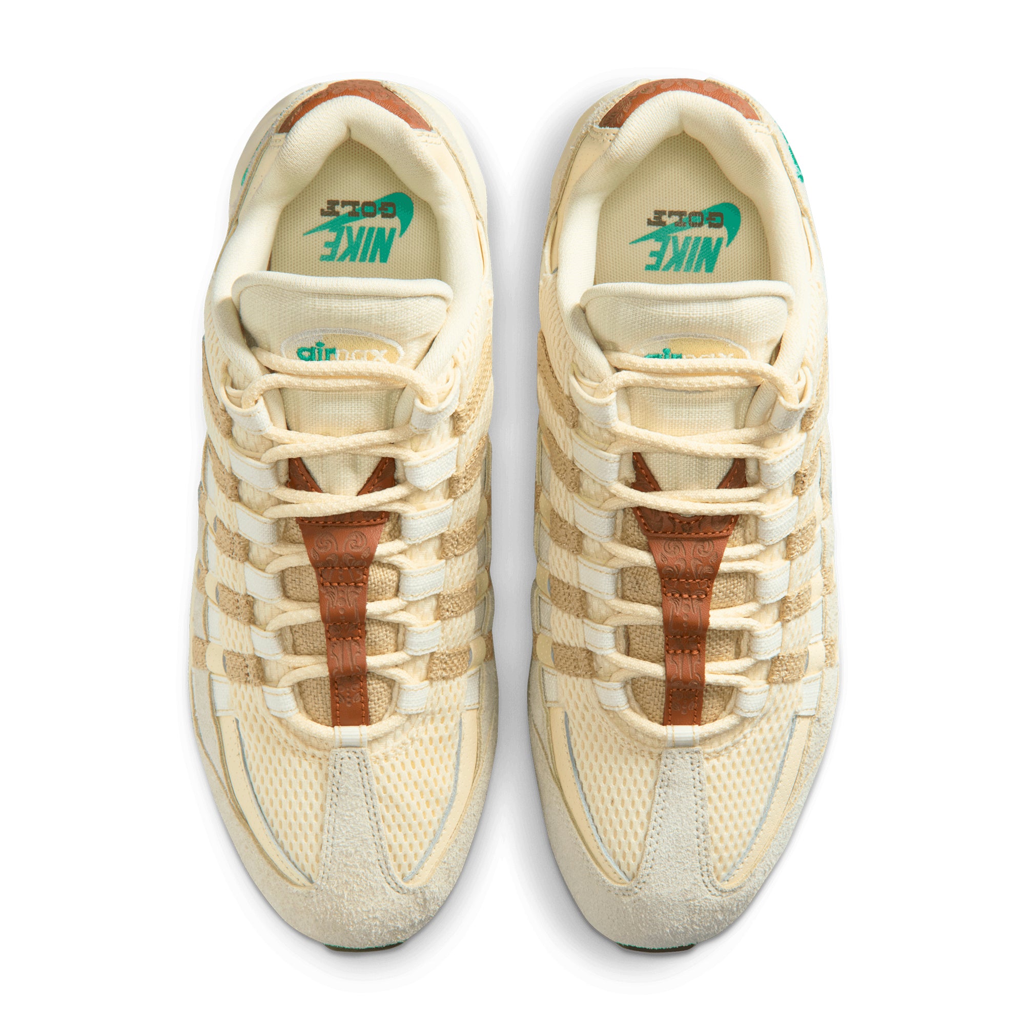 Nike Golf Air Max 95 G NRG Shoes - Coconut Milk/Stadium Green/Sail 100 ...
