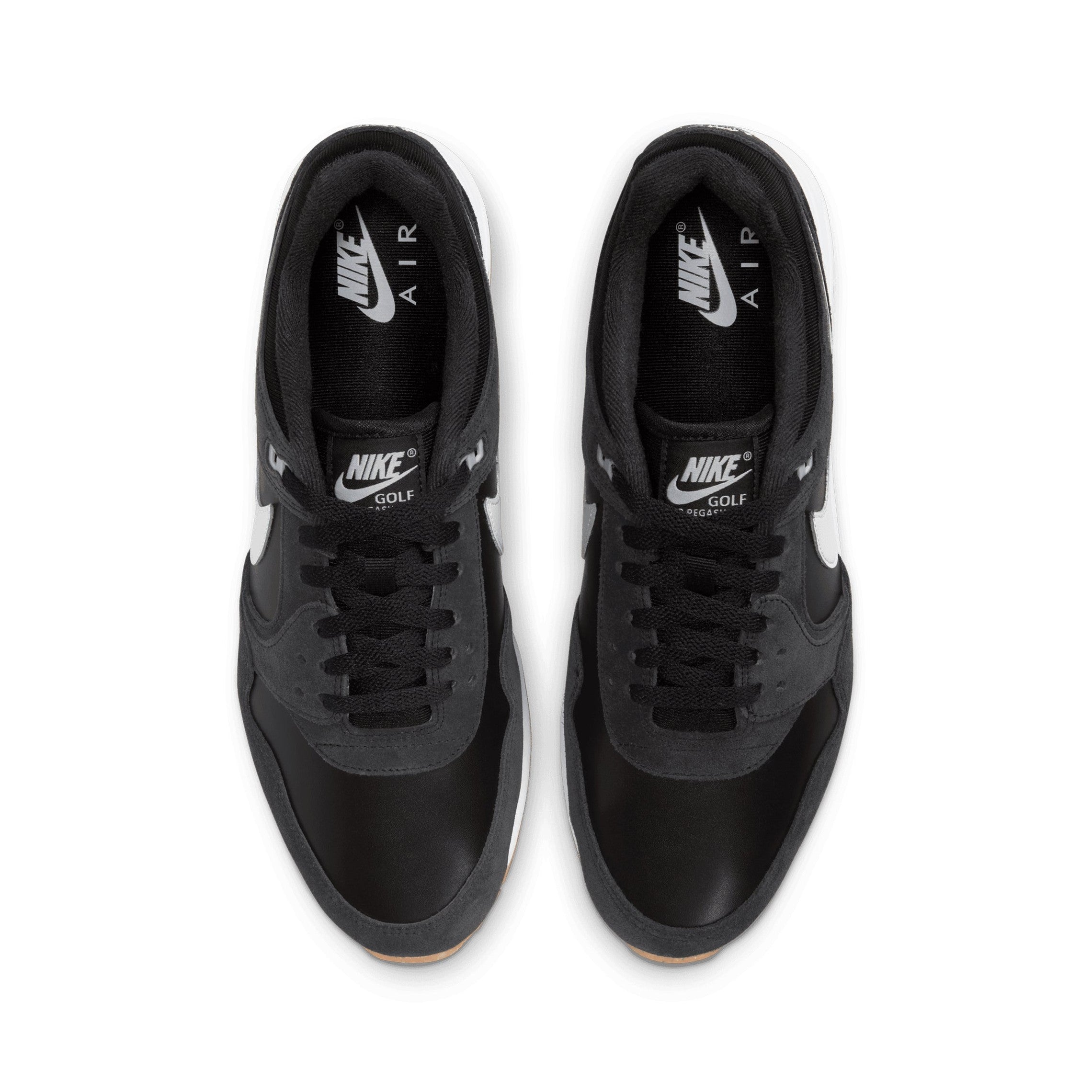 Nike Golf Air Pegasus '89 G Shoes - Black/Grey/Gum 004