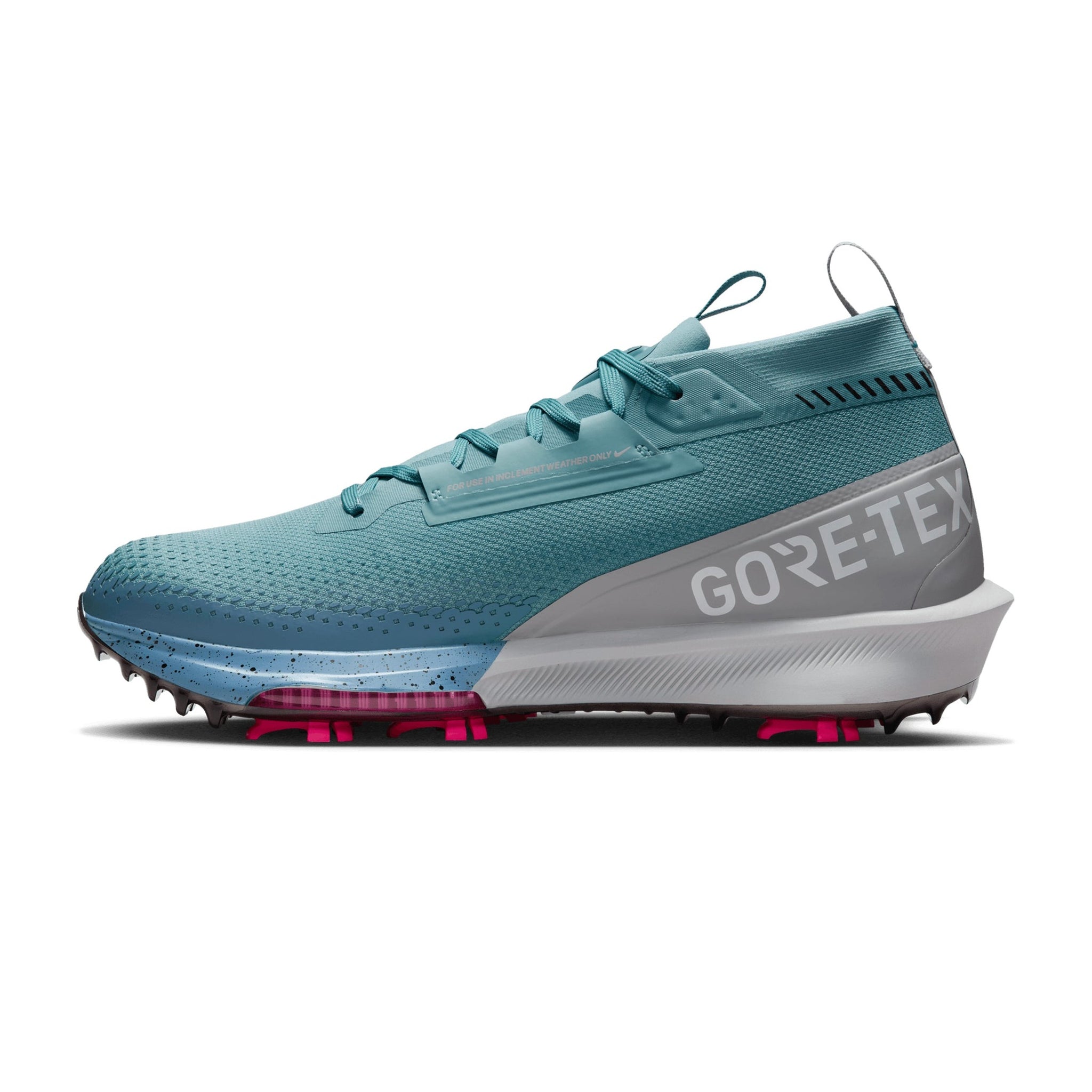 Nike Golf Infinity Tour NEXT% 2 GORE-TEX Shoes Denim Turquoise/Pink/Black 400