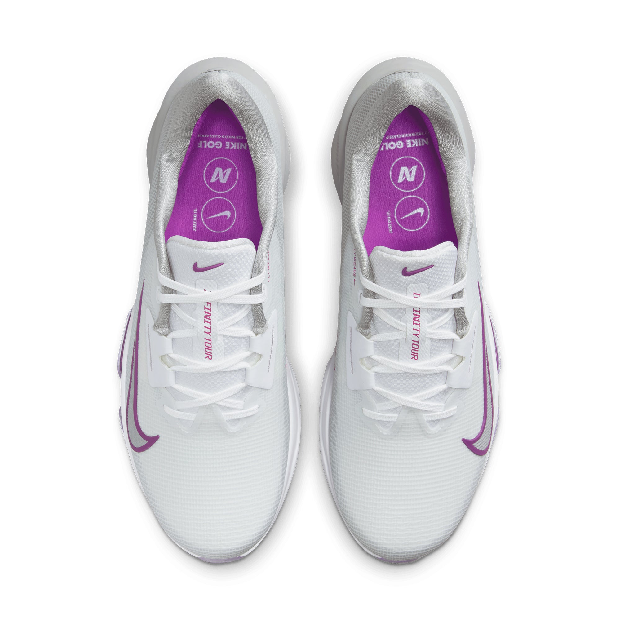 Nike Golf Air Zoom Infinity Tour NEXT% 2 Shoes - White/Smoke Grey
