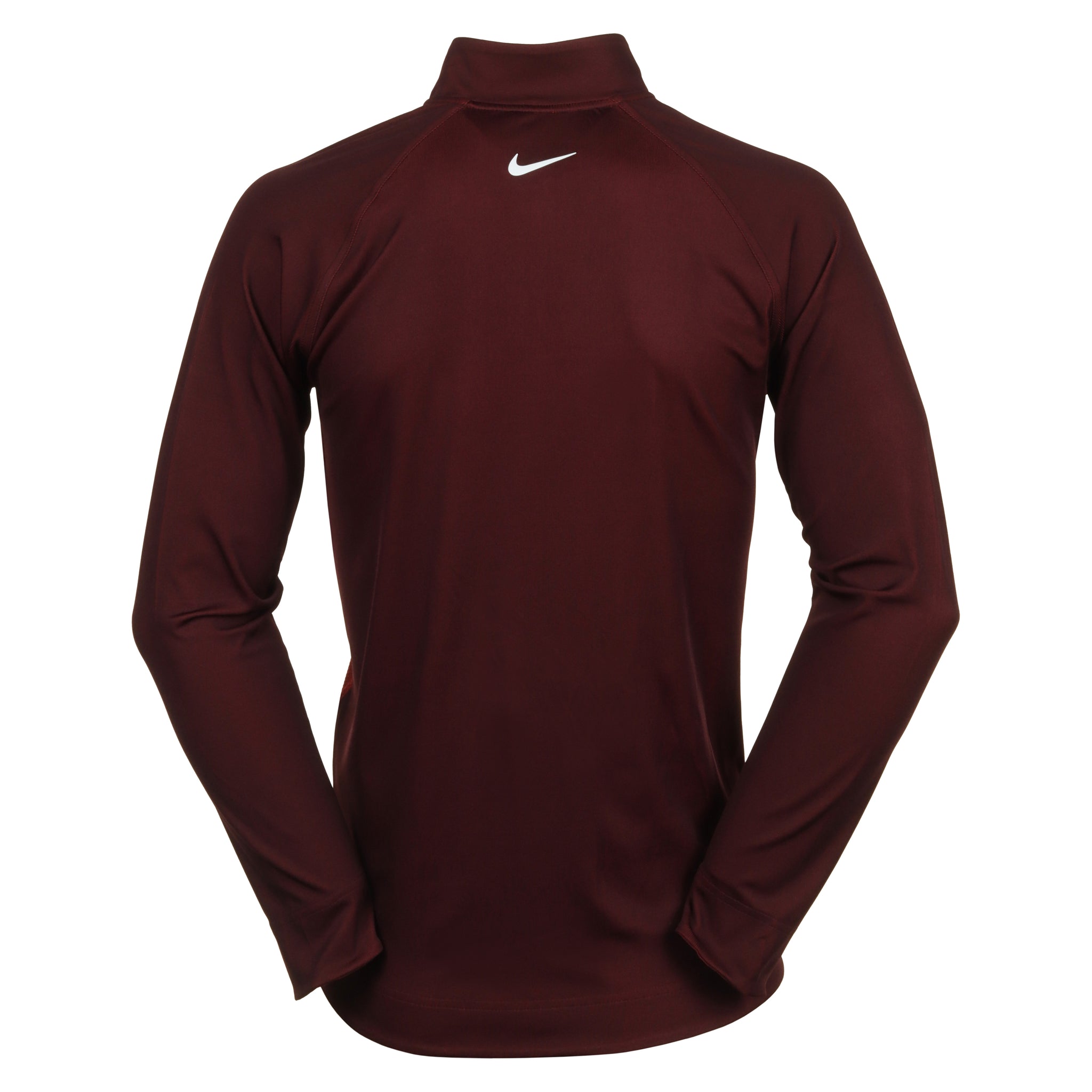 Nike Golf Dri-Fit ADV Tour 1/2 Zip Dragon Red/Burgundy Crush 626