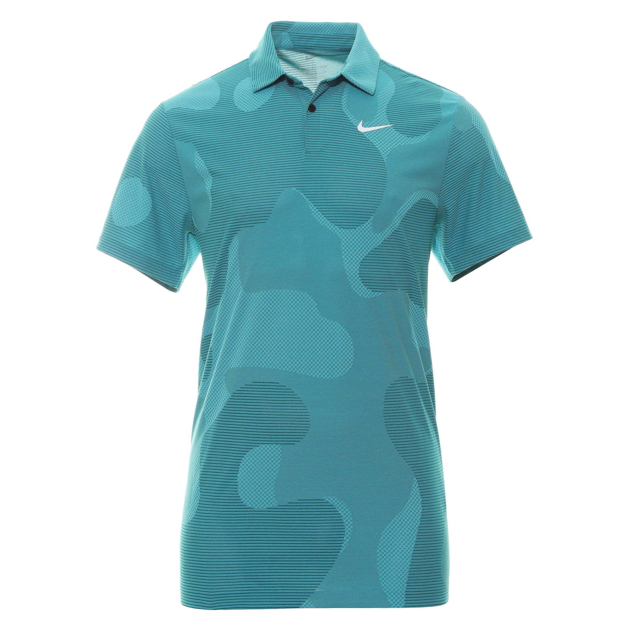 Nike Golf DriFit ADV Tour Camo Shirt DR5312 Geode Teal 381
