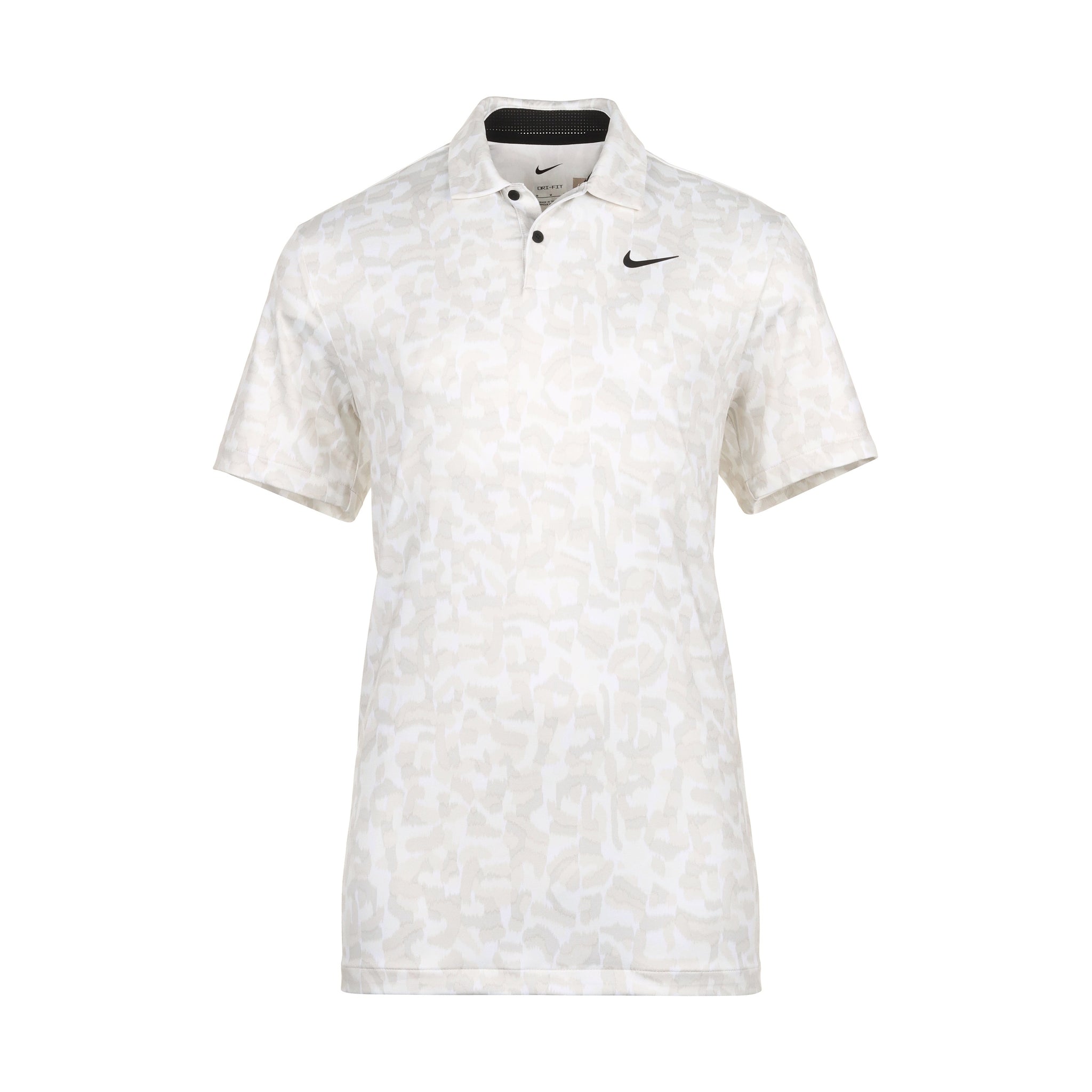 Nike Golf Dri-Fit Tour Confetti Print Shirt White 100