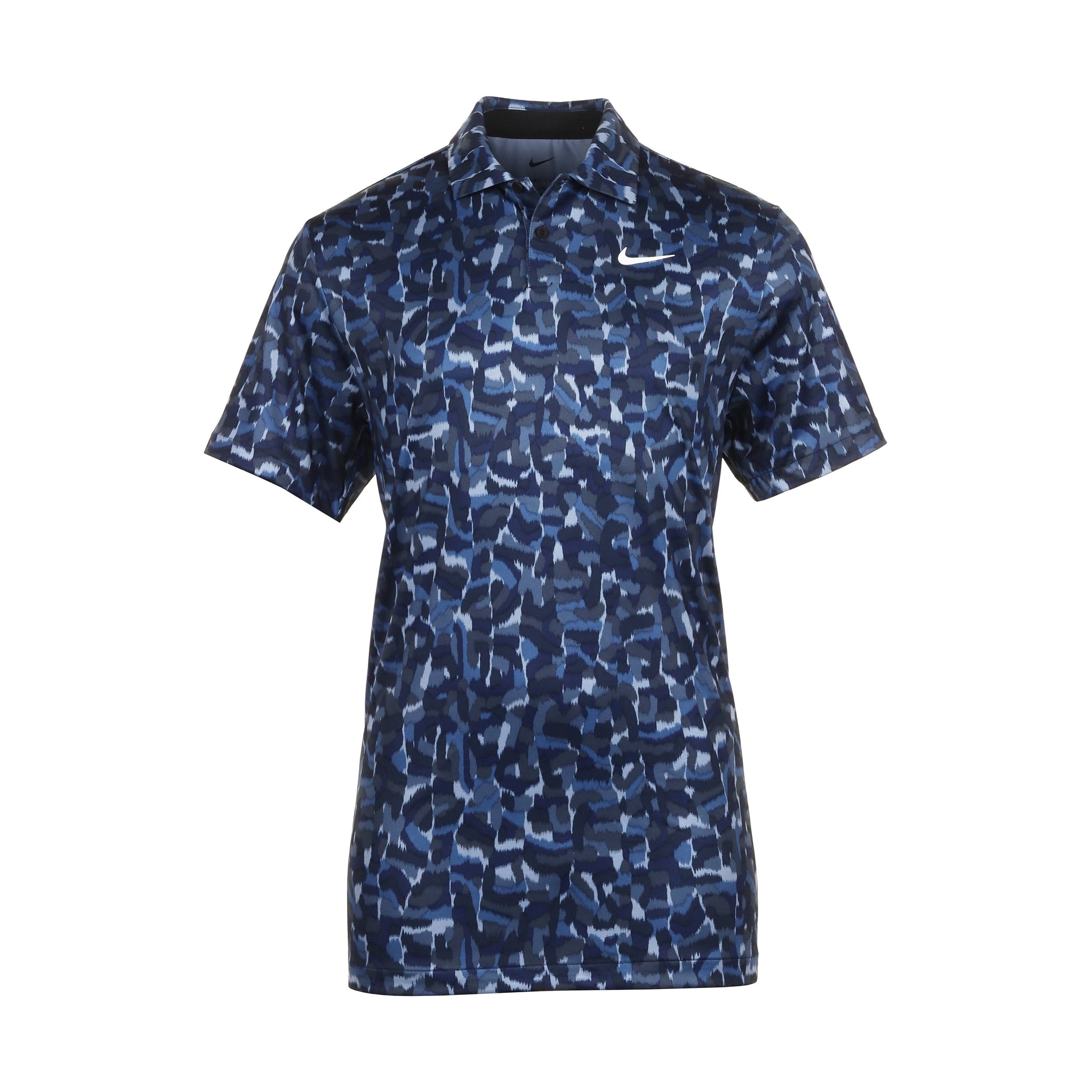 Nike Golf Dri-Fit Tour Confetti Print Shirt Ashen Slate 493