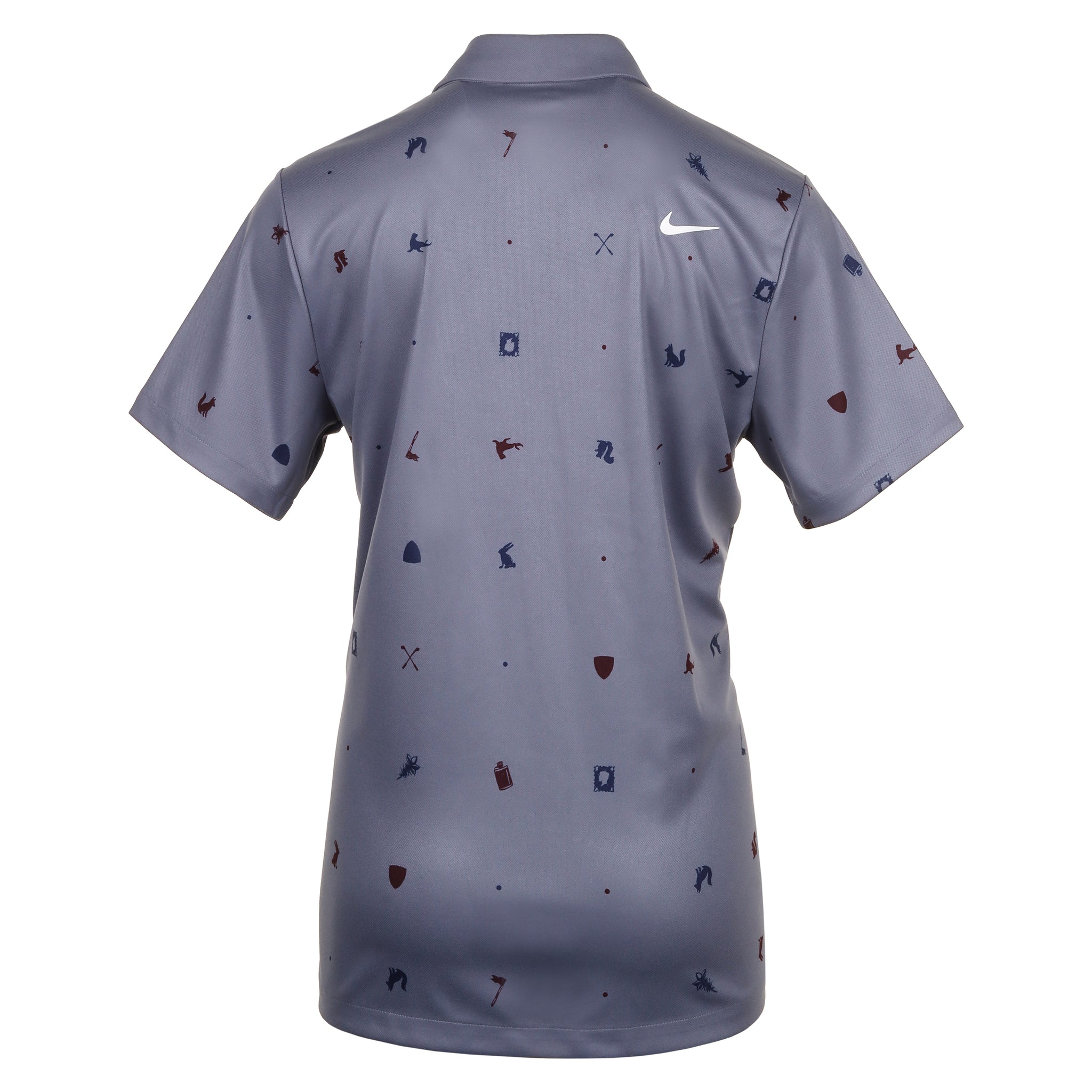 Nike Golf Dri-Fit Tour Icon Print Shirt Light Carbon 003