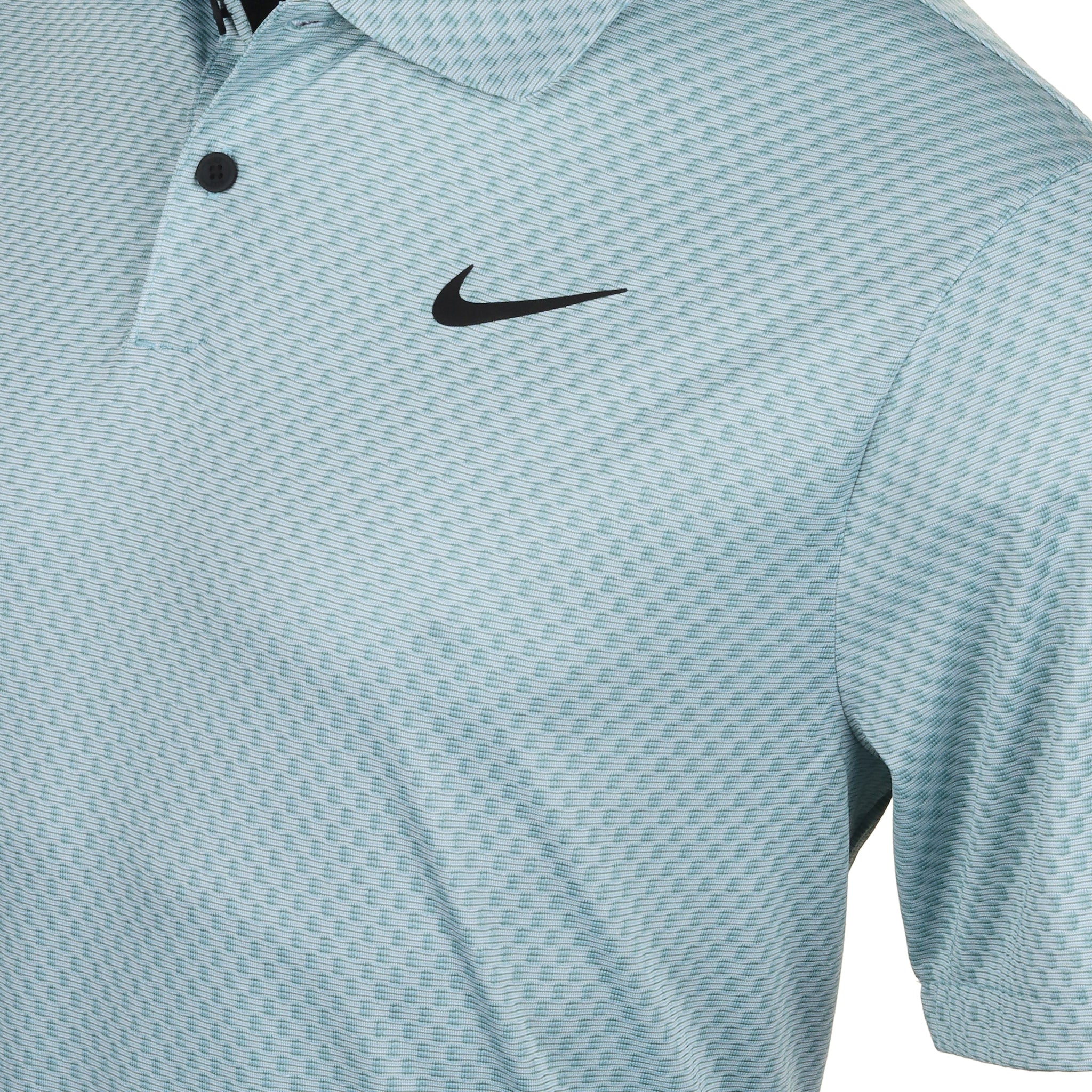 Nike Golf Dri-Fit Tour Jacquard Shirt Denim Turquoise/Bicoastal 464