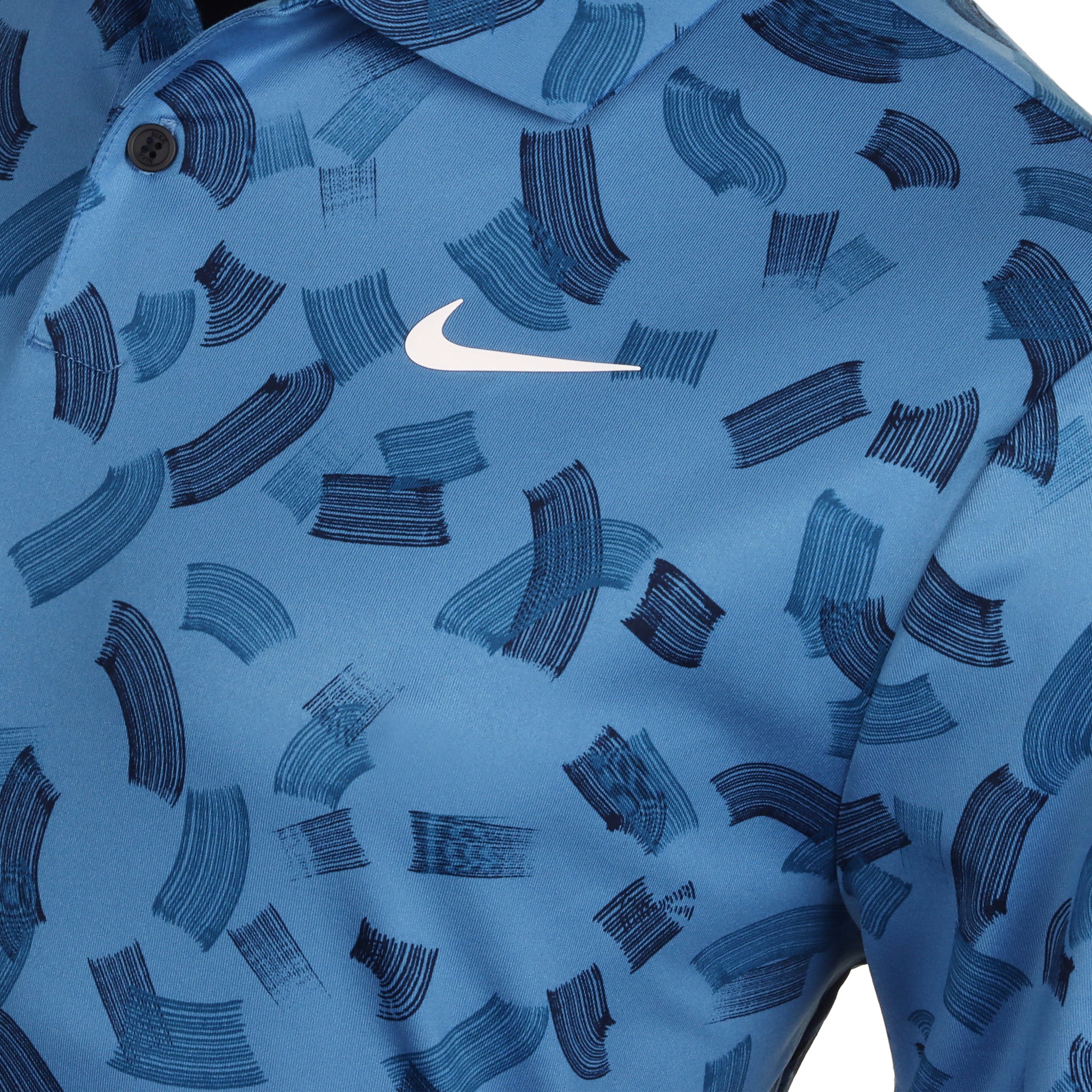Nike Golf Dri-Fit Tour Micro Print Shirt FD5735 Star Blue 402 | Function18