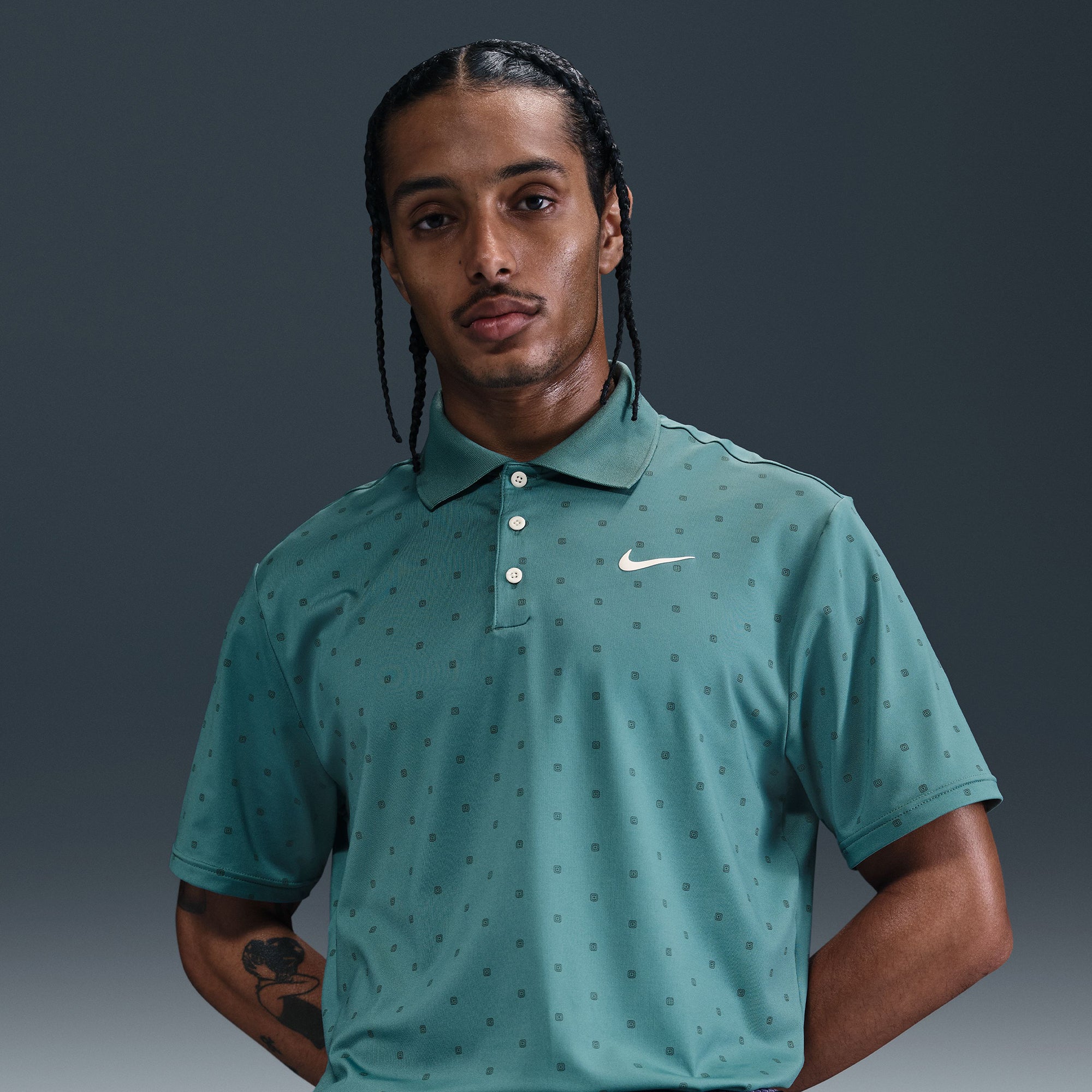 Nike Golf Dri-Fit Tour Print Shirt