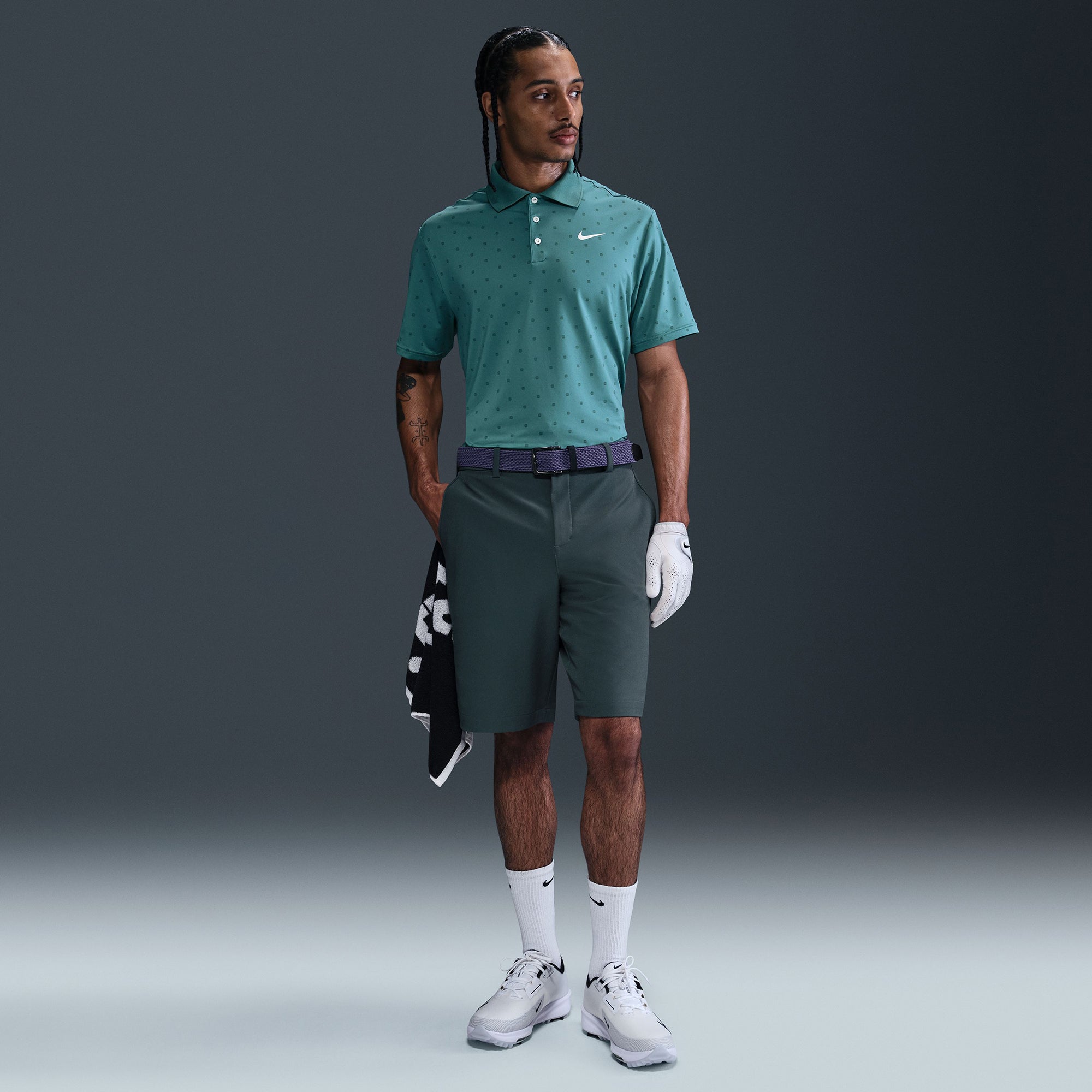 Nike Golf Dri-Fit Tour Print Shirt