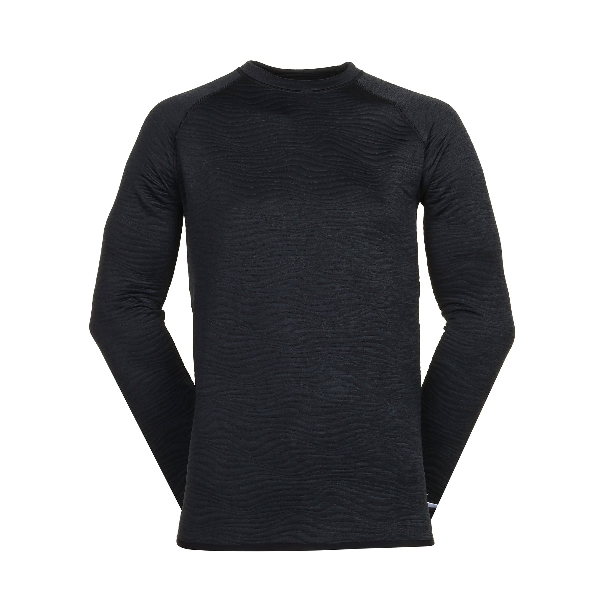 Nike Golf Dri-Fit Tour Quilted Crew Neck Black 010