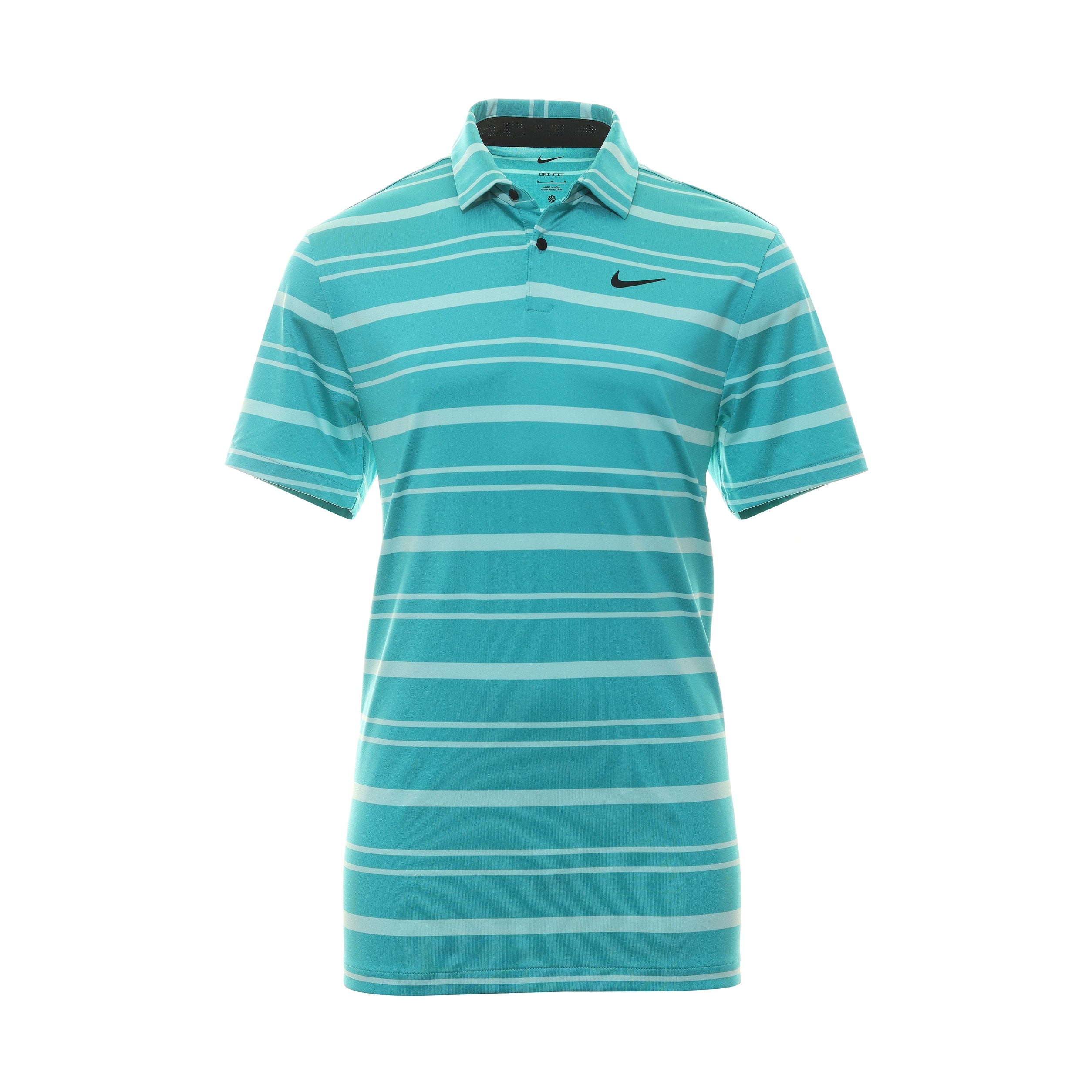 Nike Golf DriFit Tour Stripe Shirt DR5300 Teal Nebula 367 Function18