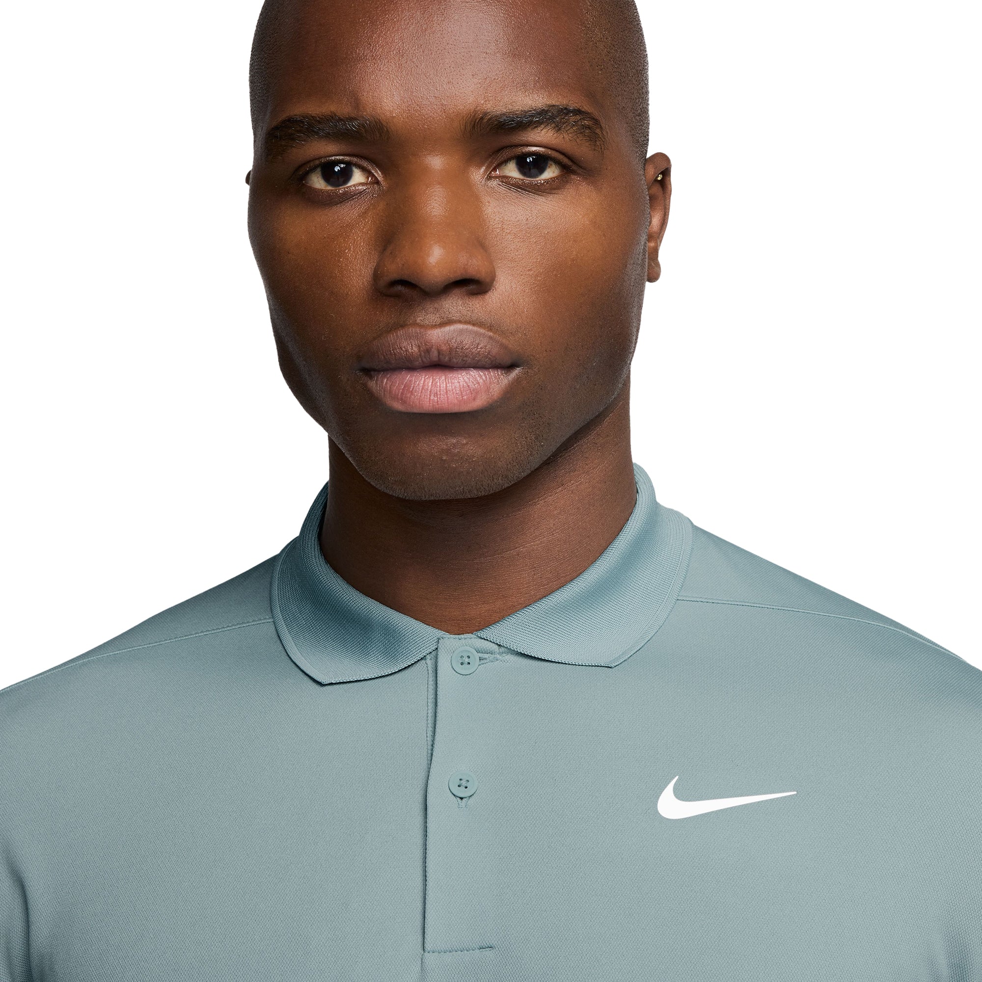 Nike Golf Dri-Fit Victory Solid Long Sleeve Shirt Ocean Cube 395