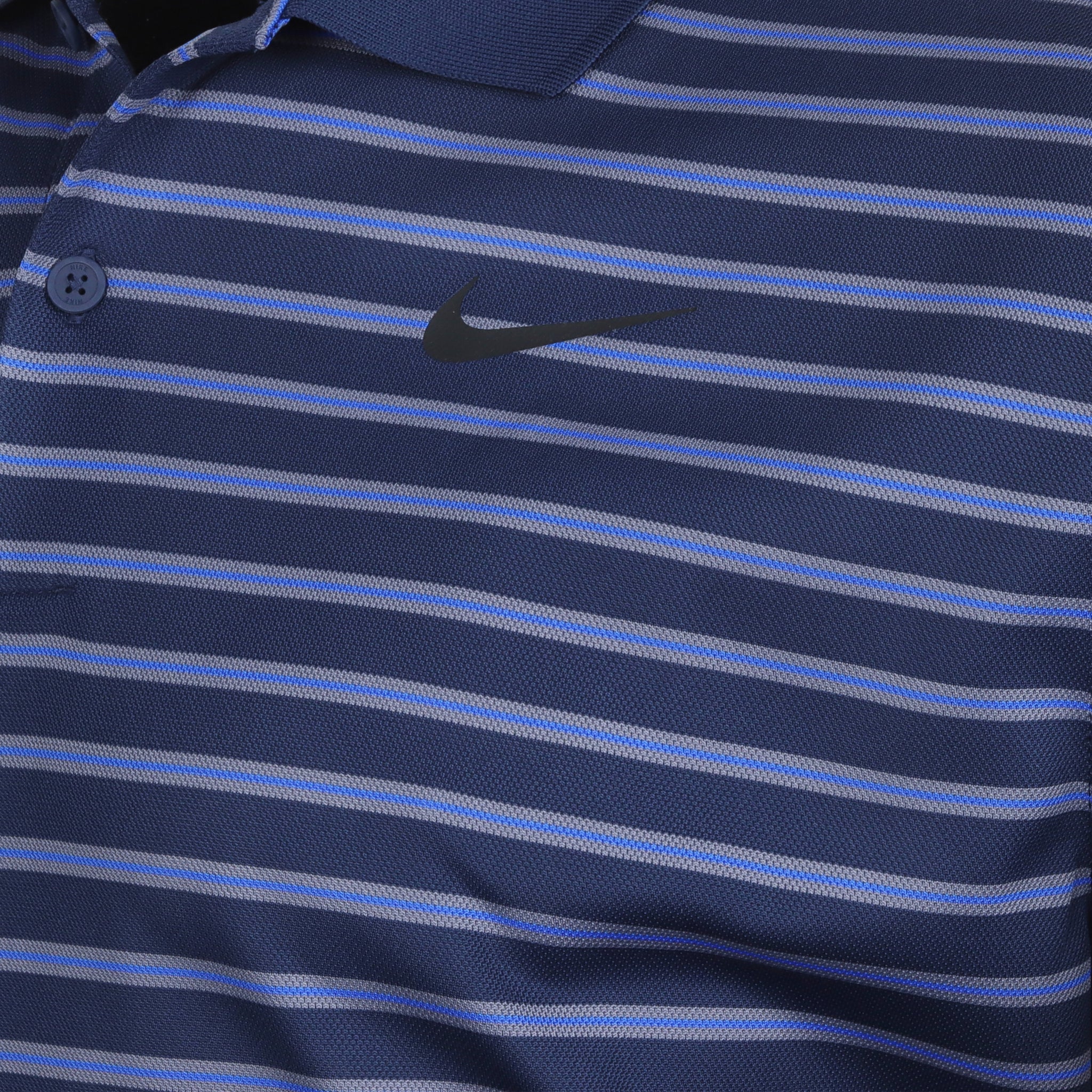 Nike Golf Dri-Fit Victory Stripe Shirt Midnight Navy/Blue 410
