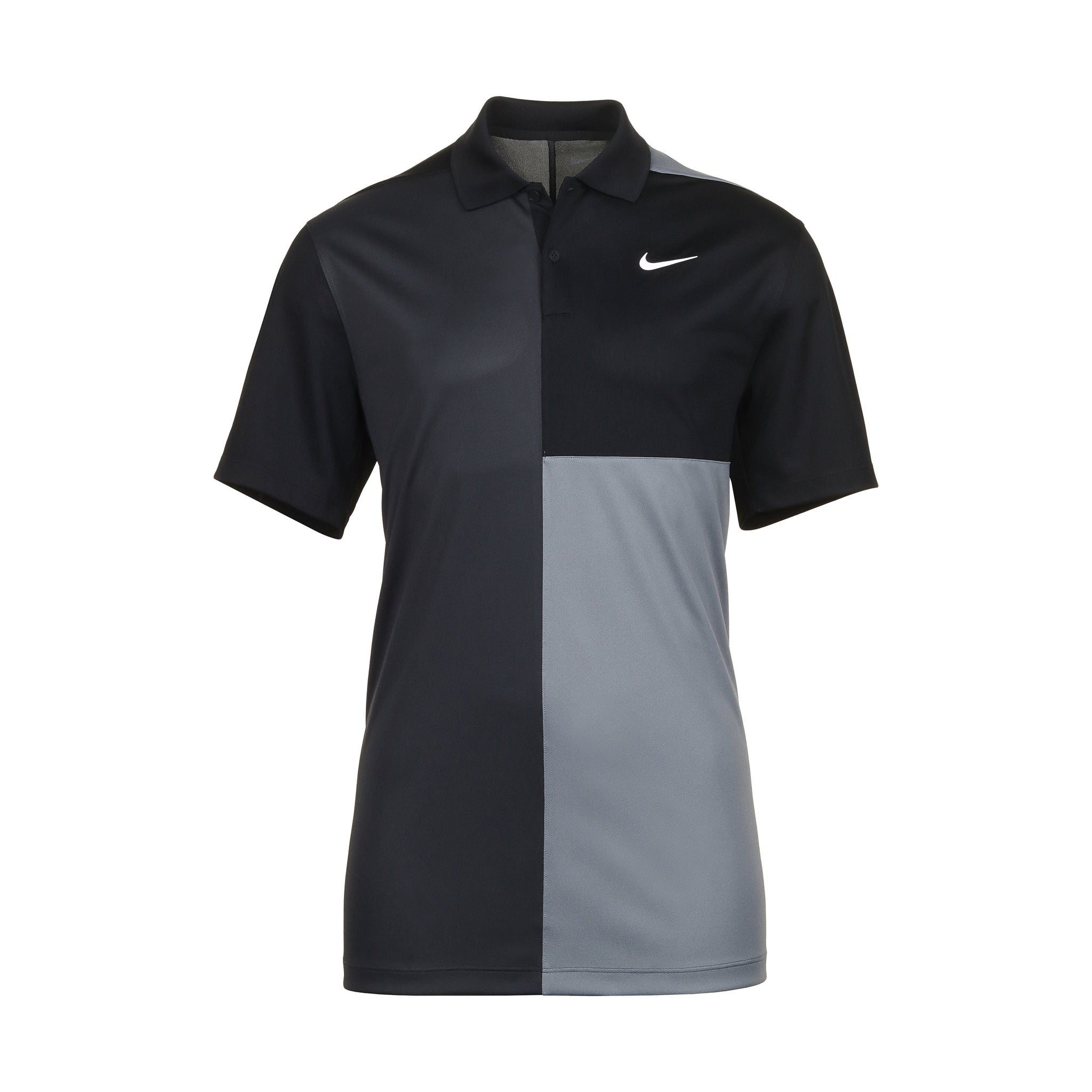 Nike Golf Dri Fit Victory Blocked Shirt FD5827 Black Smoke Grey Dark Smoke Grey 010 Function18 Restrictedgs