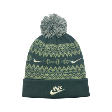 Nike Golf Fair Isle Beanie Hat Vintage Green/Coconut Milk/Oil Green 338