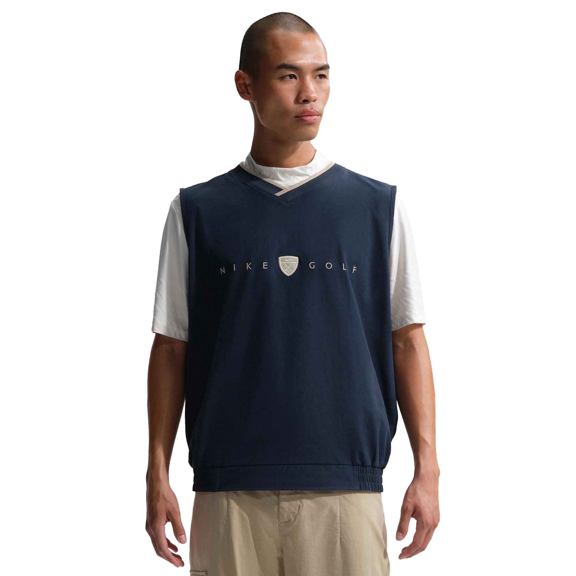 Nike Golf Fairway Fresh Wind Vest - College Navy/Limestone 419