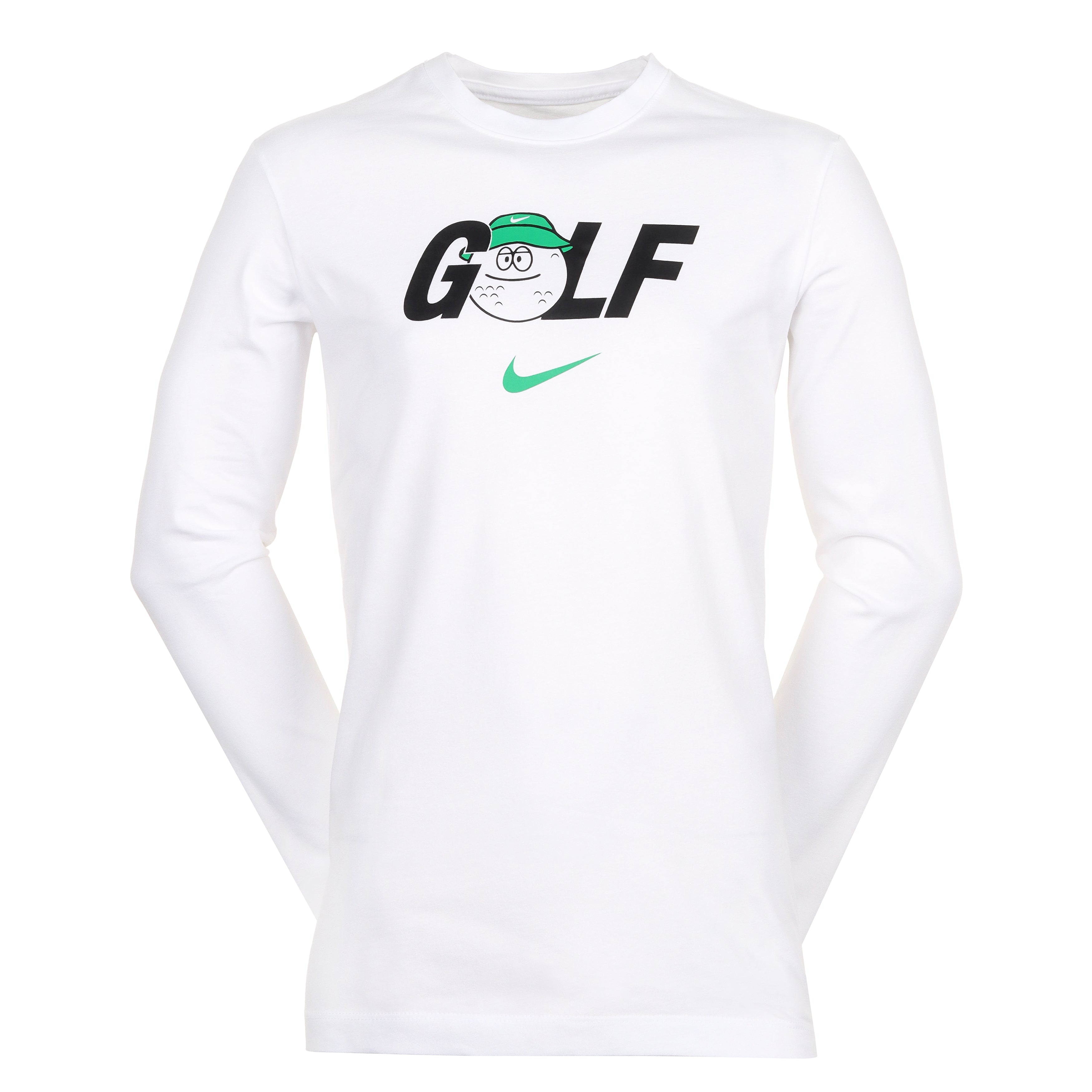 Nike Golf Long Sleeved Tee Shirt FQ4928 White 100 | Function18