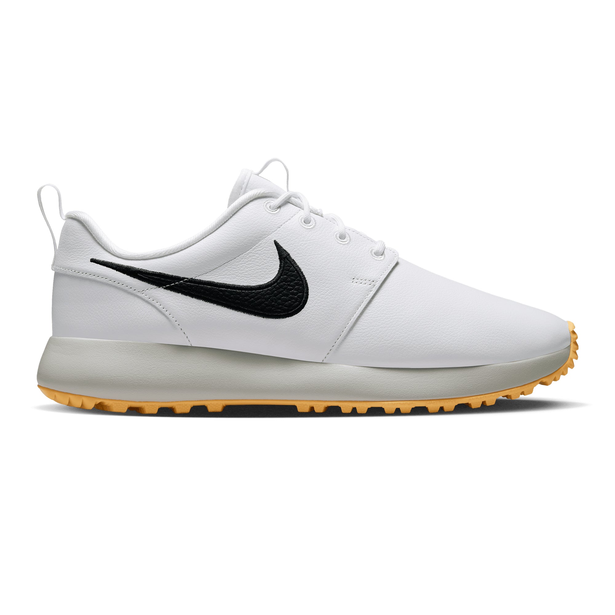 Nike Golf Roshe Premium G Shoes - White/Black/Tangerine Tint 101 ...