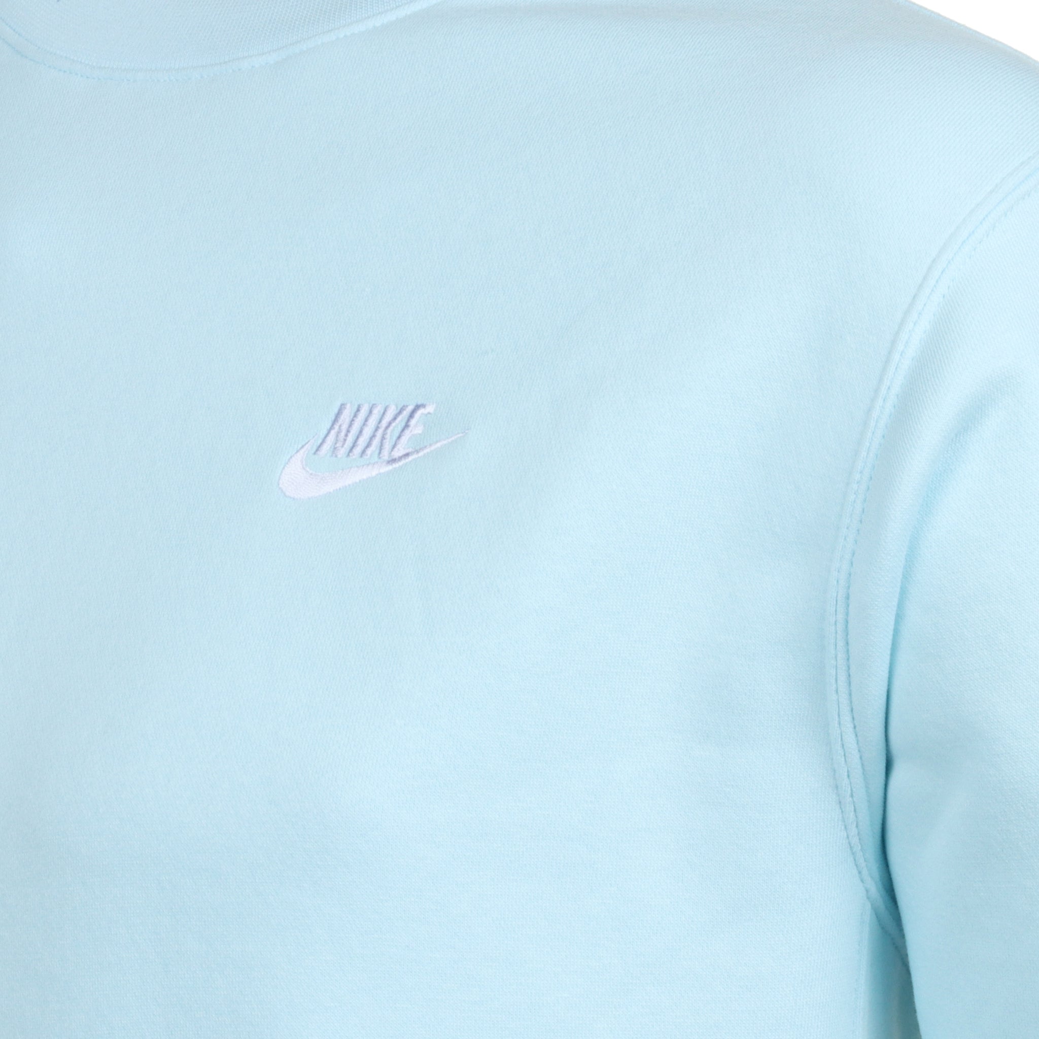 Nike Golf Sportswear Club Fleece Crew Neck Glacier Blue 474