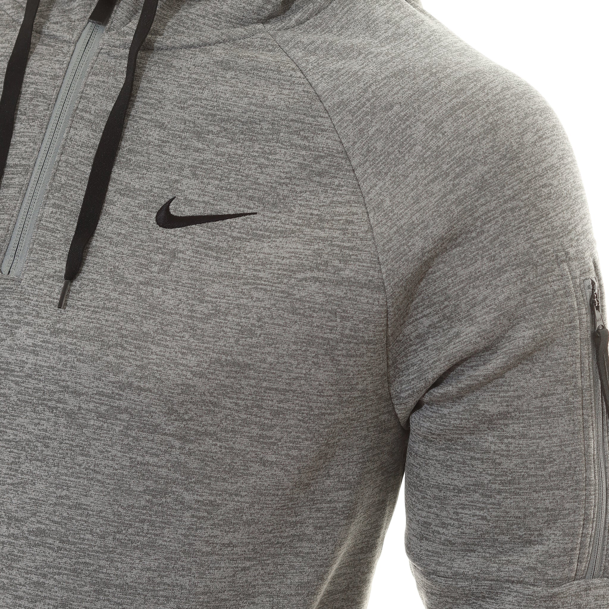 Nike Golf Therma-Fit Fitness 1/4 Zip Hoodie DQ4844 Dark Grey Heather ...