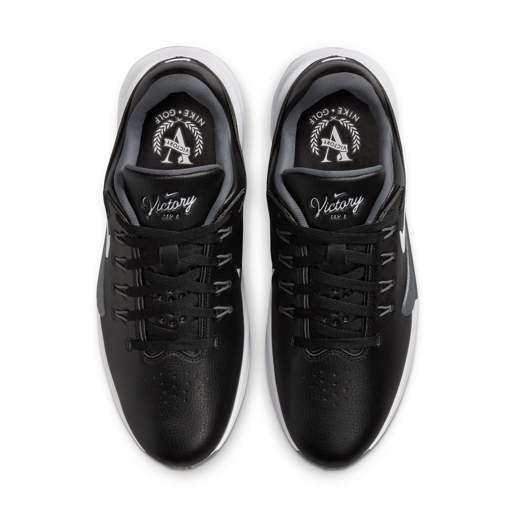 Nike Golf Victory Pro 4 Shoes - Black/White/Iron Grey 001 - FZ7611