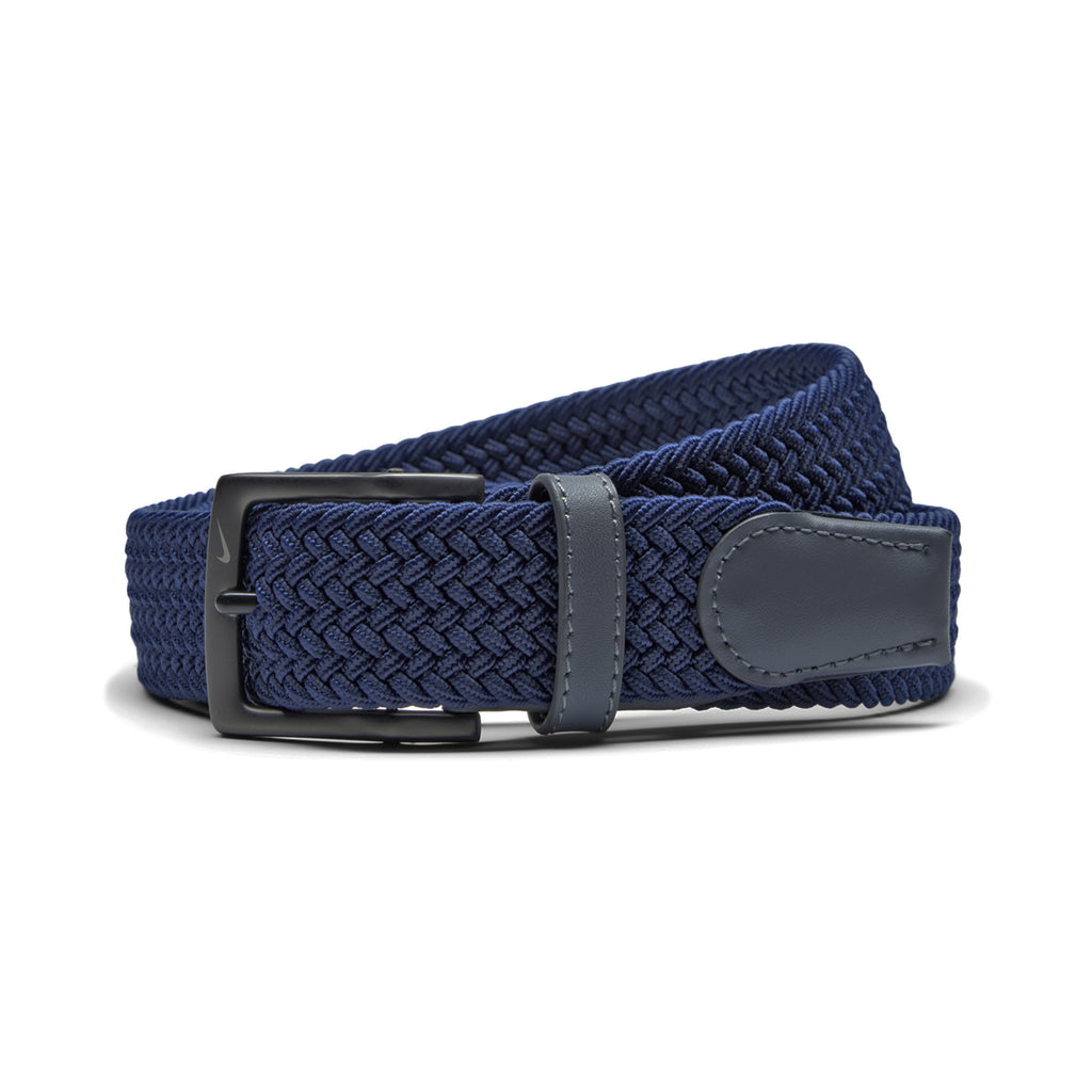 Nike Golf Weave Stretch Woven Belt Midnight Navy 440 B11297