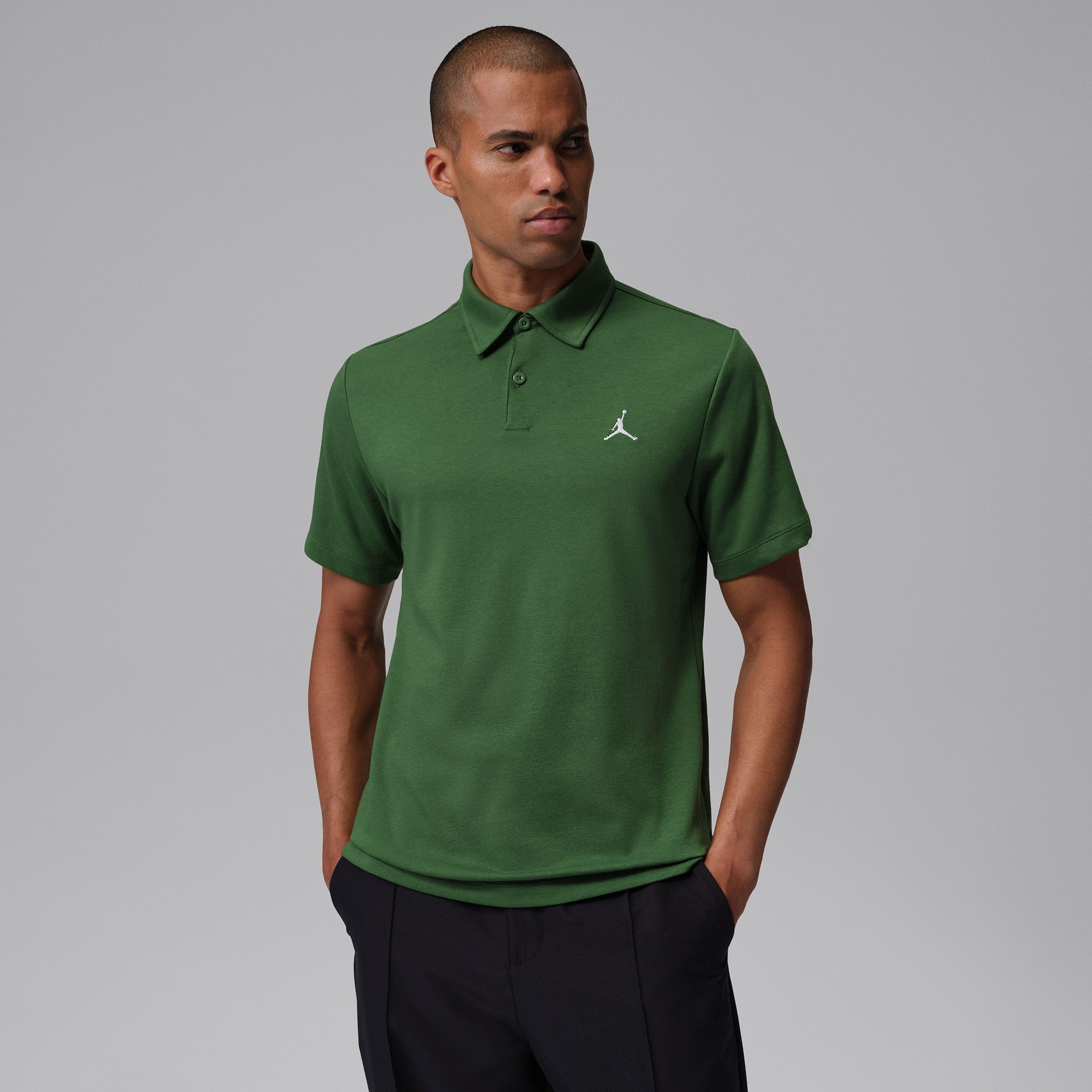 Nike Jordan Dri-Fit Golf Shirt - Mystic Red 622 - HQ8688-622