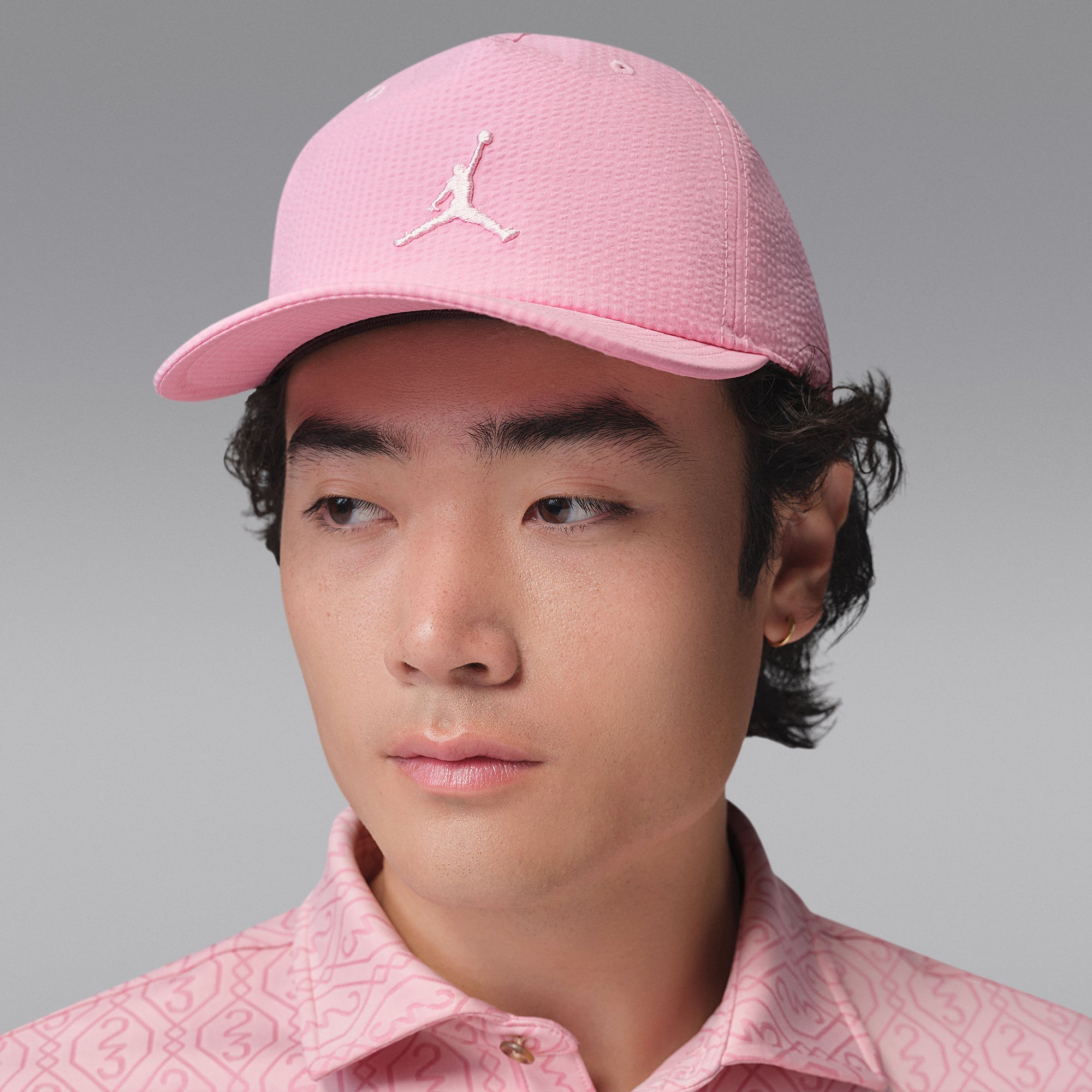 Nike Jordan Dri-Fit Pro Seersucker Golf Cap - Medium Soft Pink 690