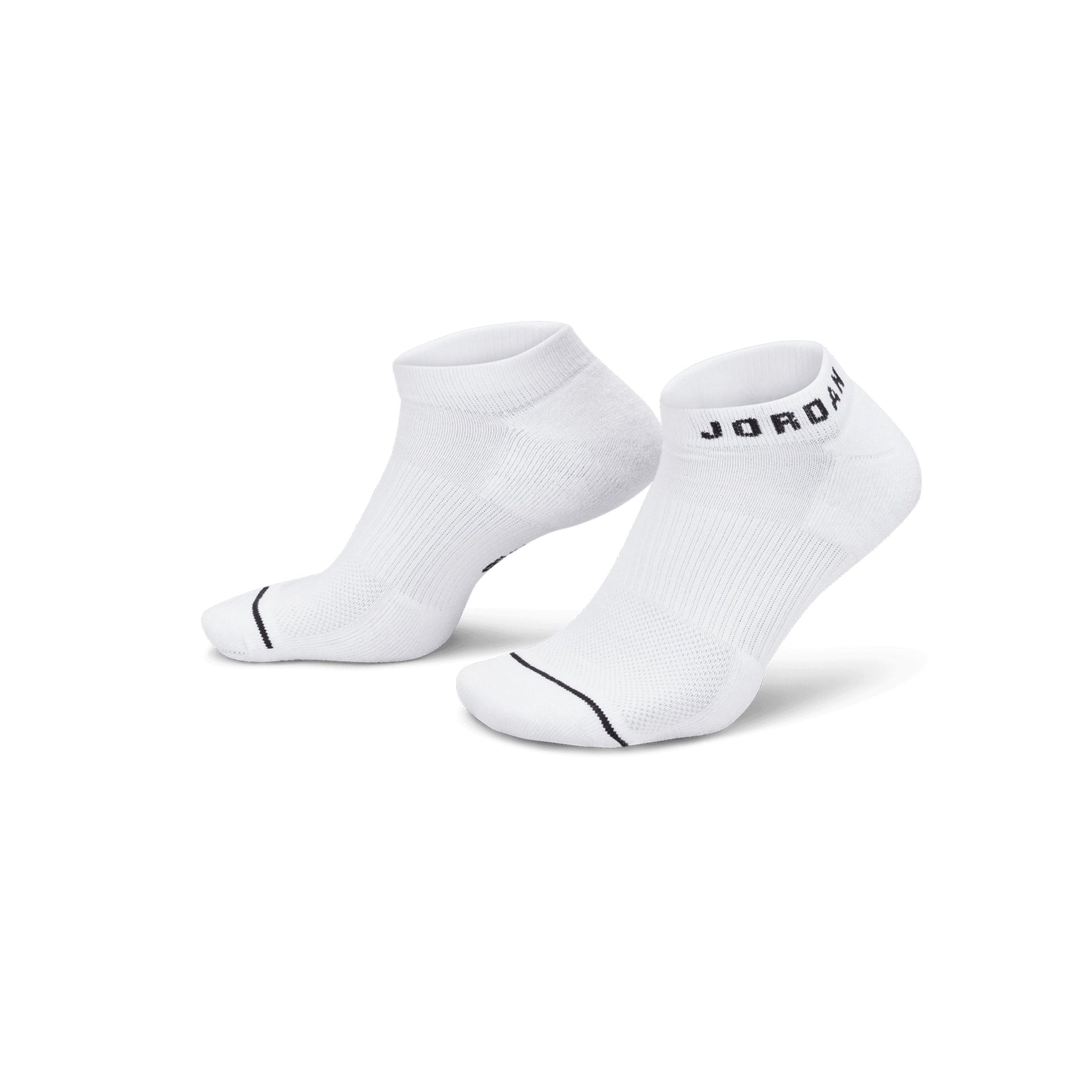 Nike Jordan Everyday No-Show Socks - 3 Pair White 100