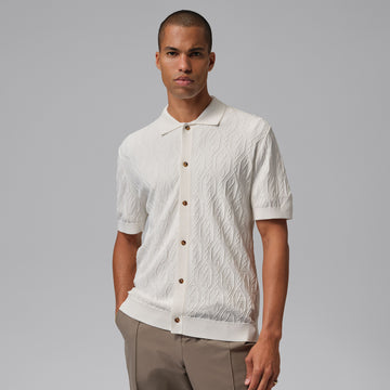 Nike Jordan Signature Knit Button Down Golf Shirt