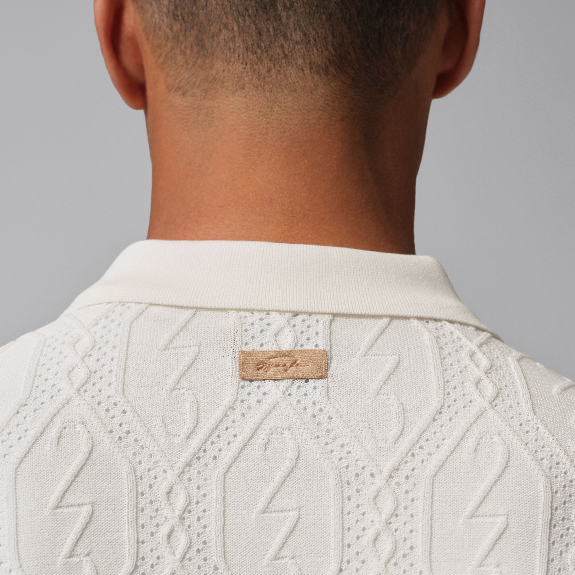 Nike Jordan Signature Knit Button Down Golf Shirt - Sail 133 - II7267 ...