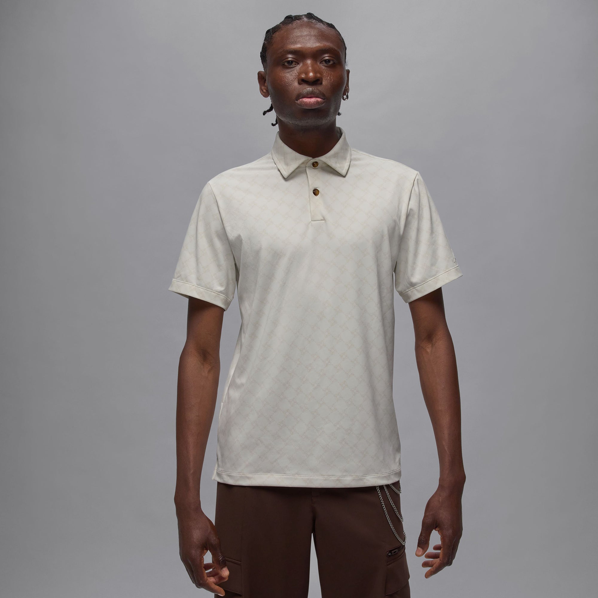 Nike Jordan Sport AOP Golf Shirt - Phantom 030 - HV1155 - Function18