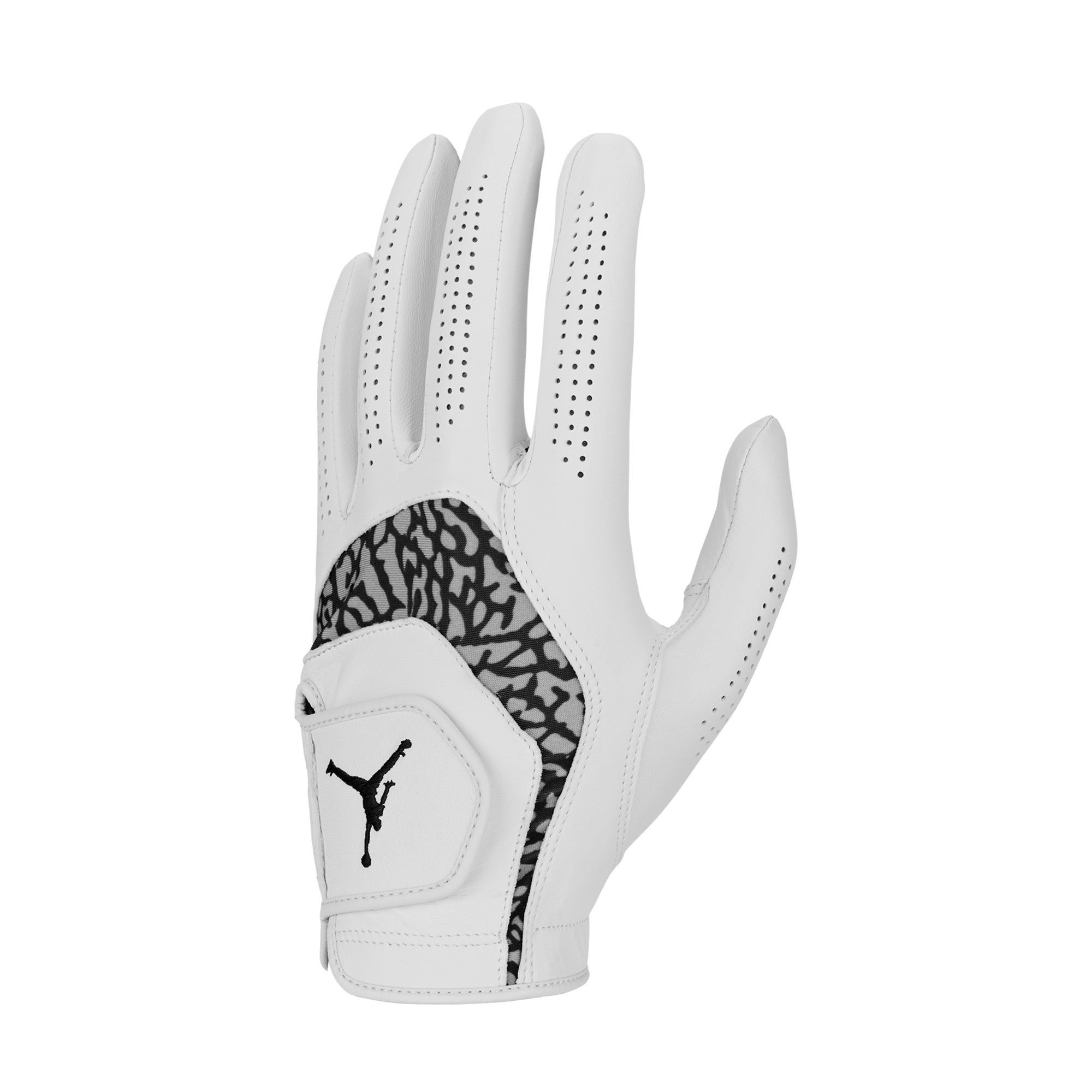 Nike Jordan Tour Golf Glove MLH - White/Medium Grey/Black 131