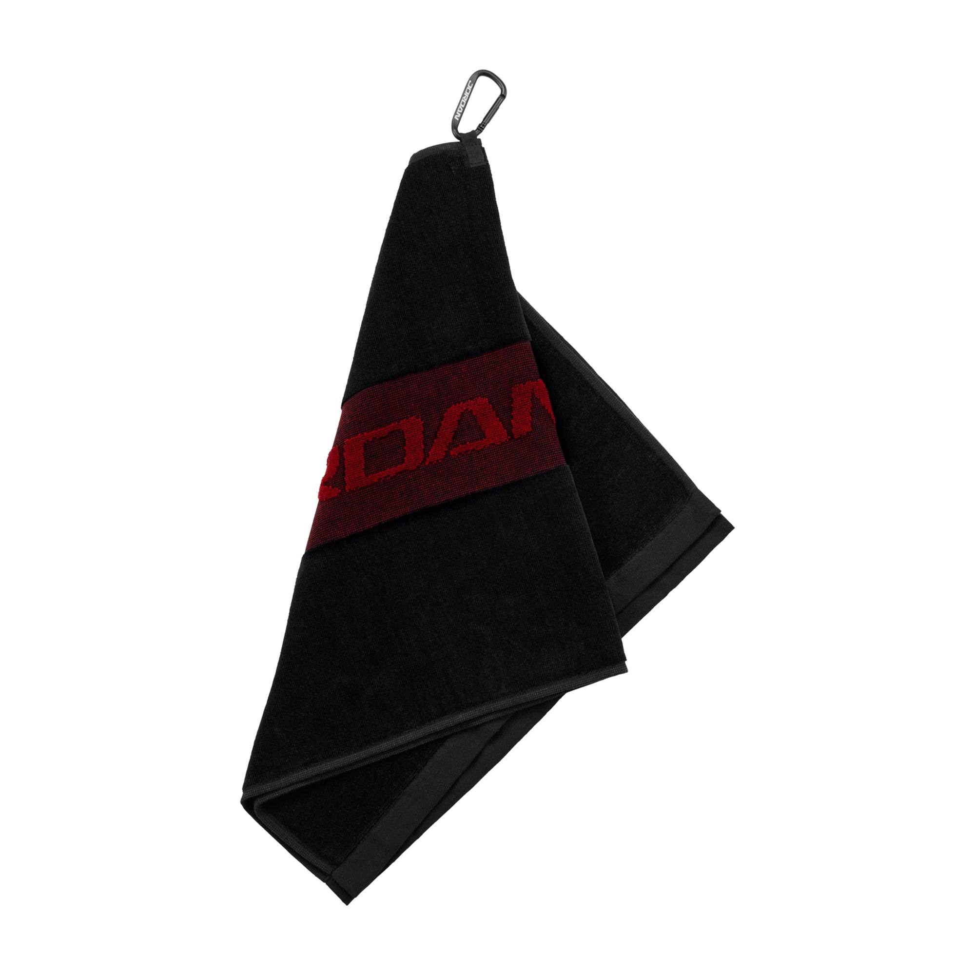 Nike Jordan Utility 2.0 Golf Towel - Black/Varsity Red 013
