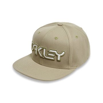 Oakley B1B Meshed Flat Bill Golf Cap Pebble/White BCN