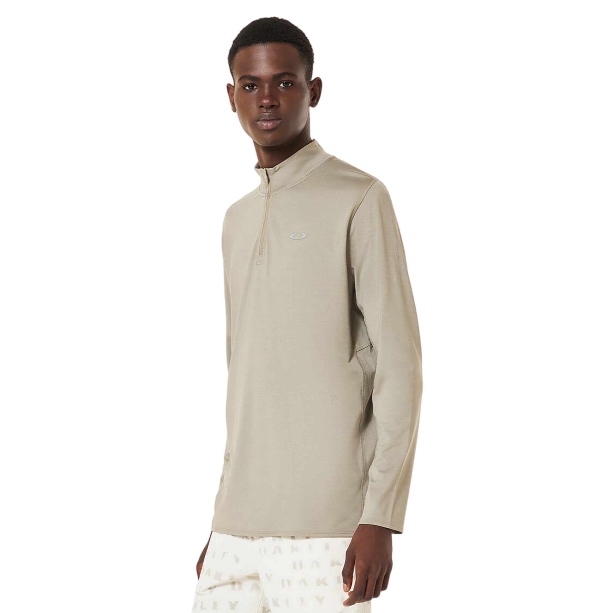 Oakley Golf Gravity Range 1/4 Zip - Boulder/Cement Heather