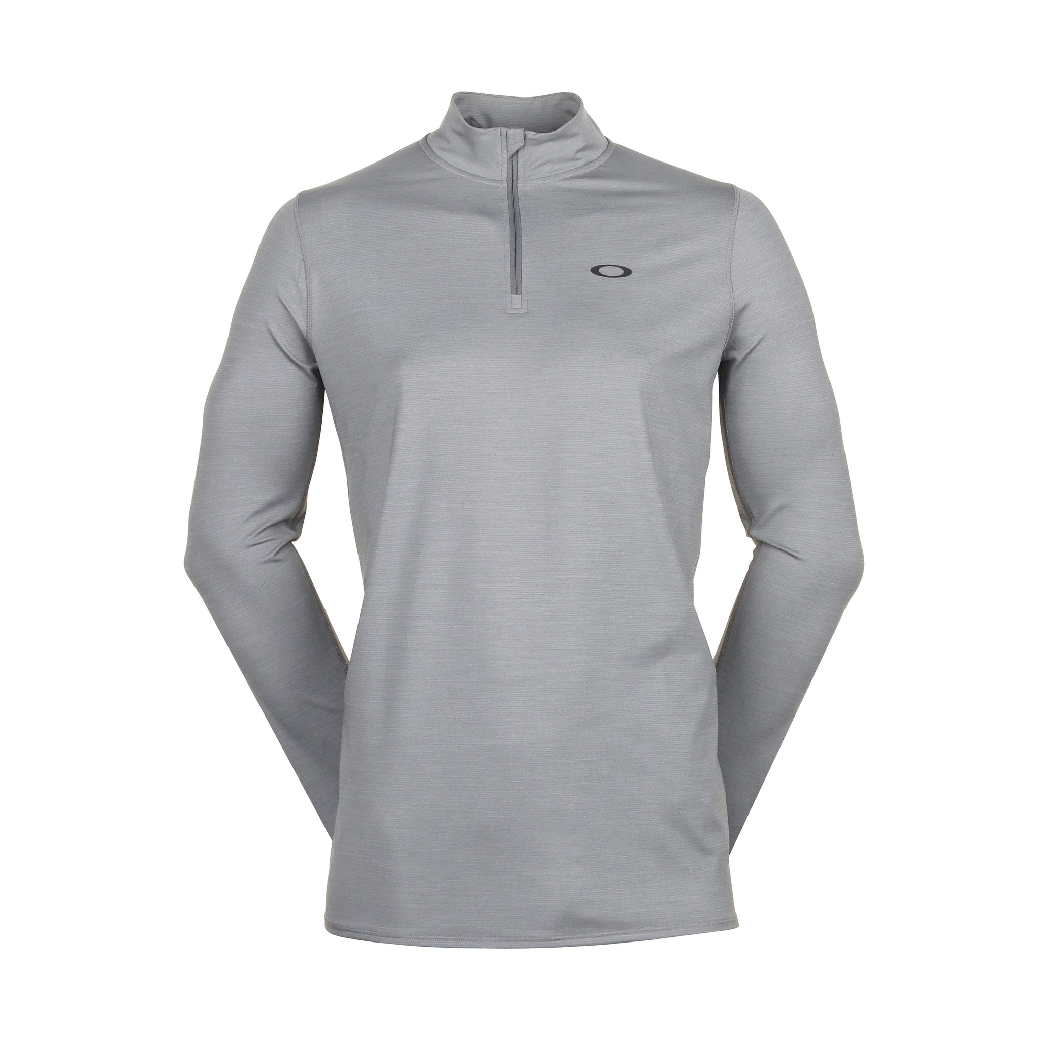 Oakley Golf Gravity Range 1/4 Zip Steel Grey Heather 98I 