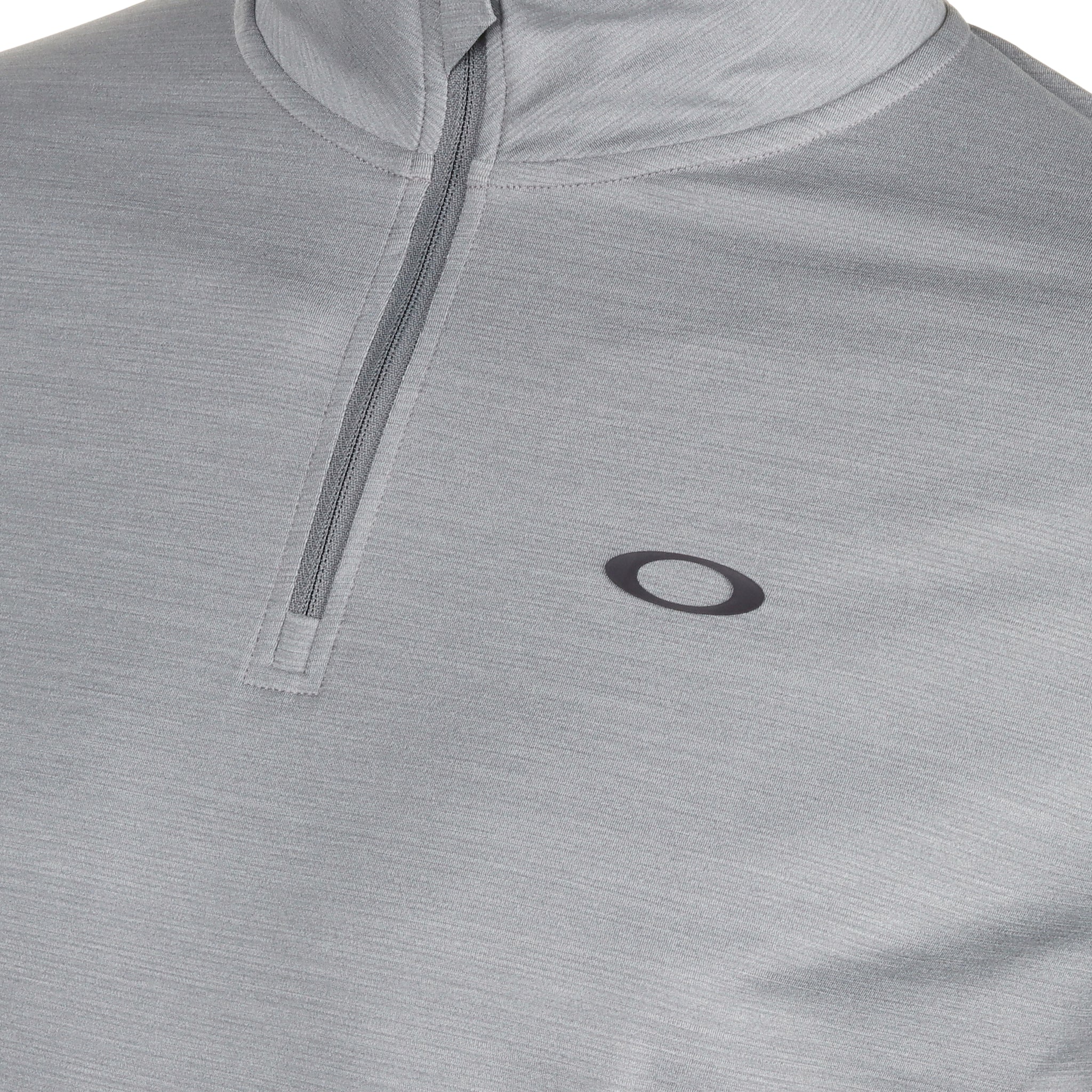 Oakley Golf Gravity Range 1/4 Zip Steel Grey Heather 98I 