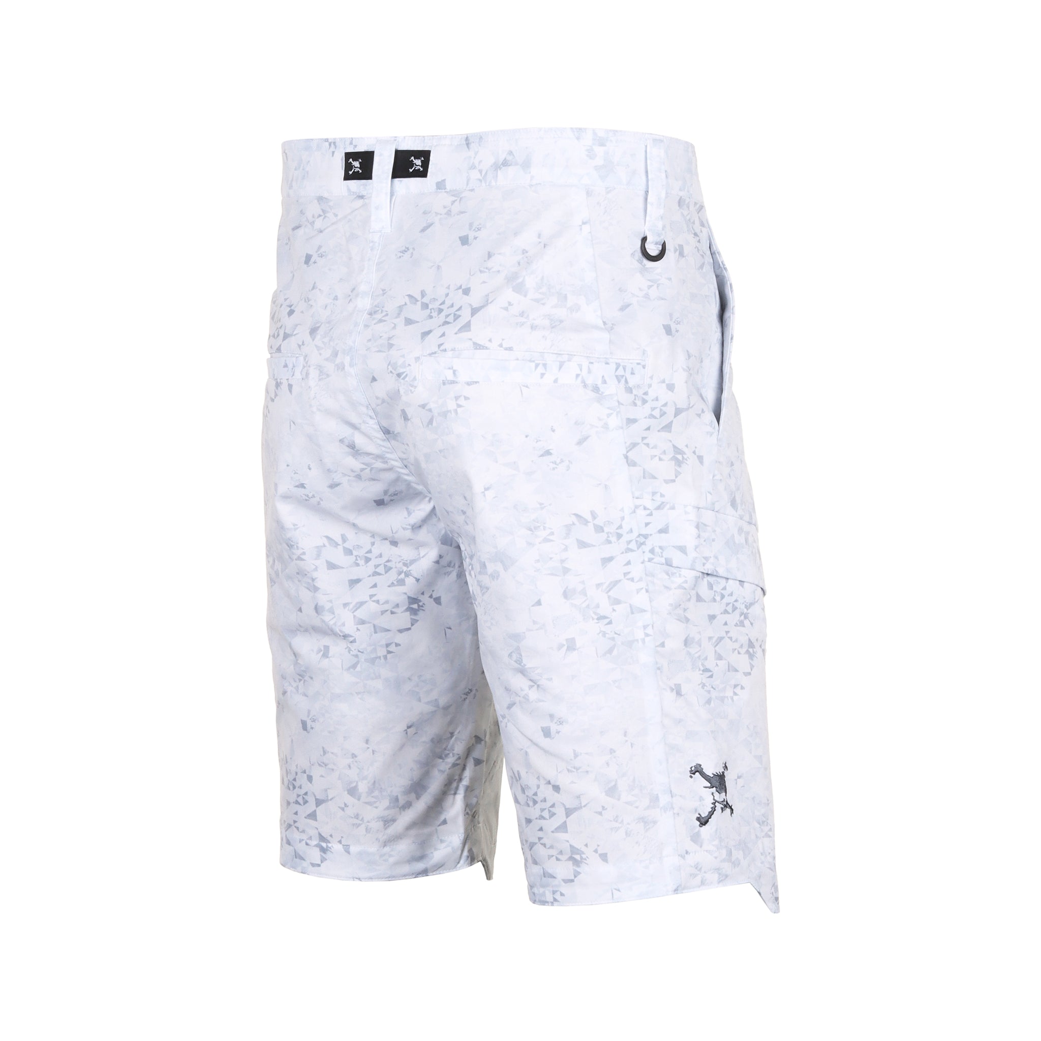 Oakley Golf Skull Bloom Quartz Shorts White Print 186