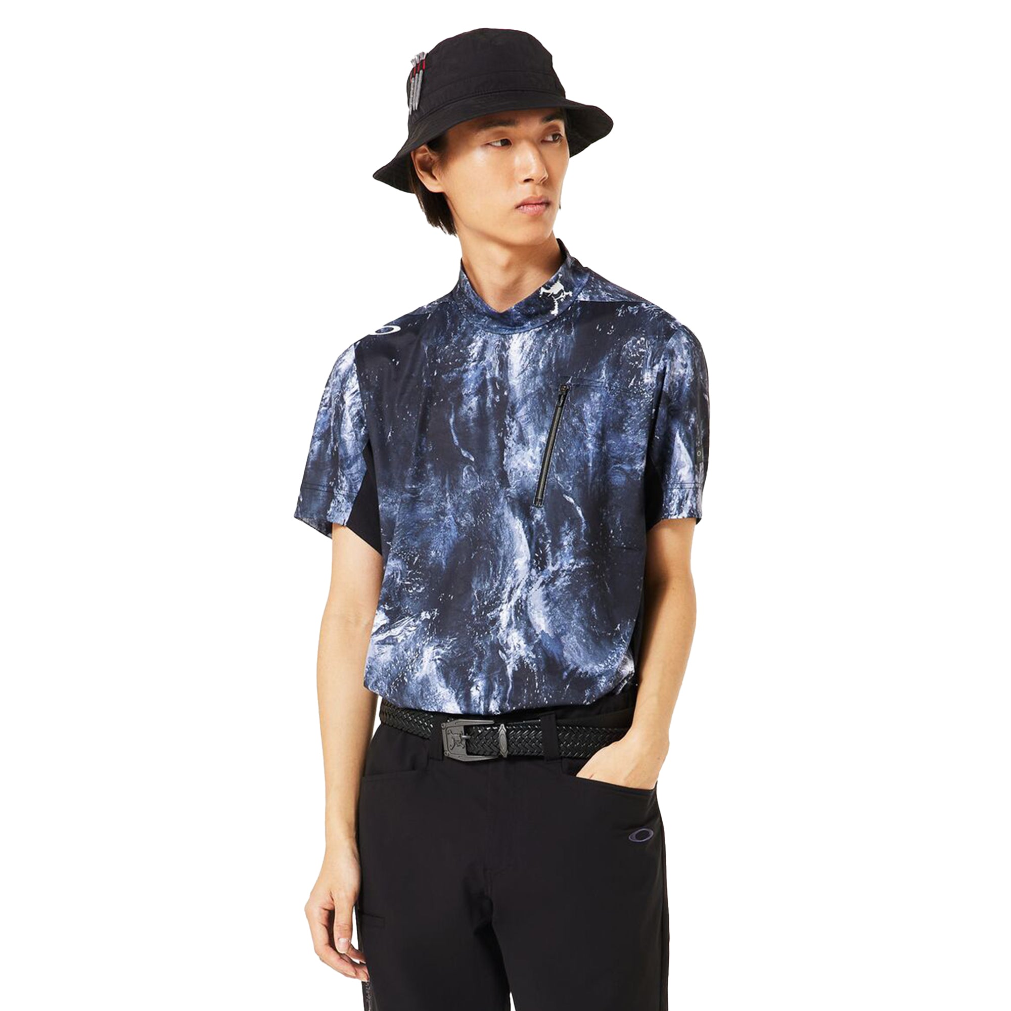 Oakley Golf Skull Bold Omble Mock Shirt