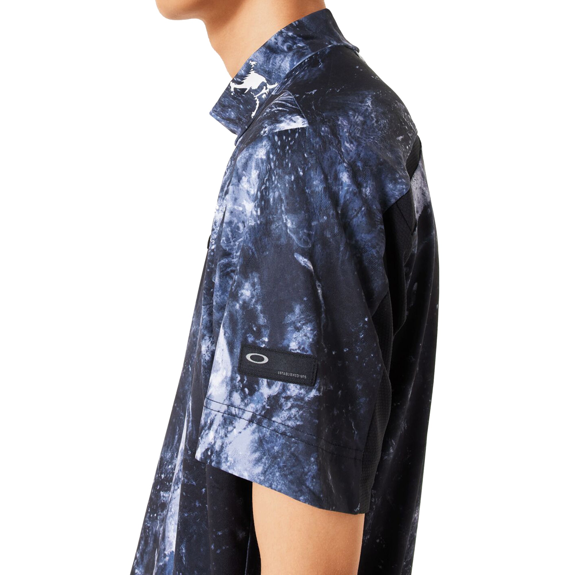 Oakley Golf Skull Bold Omble Mock Shirt