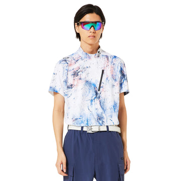 Oakley Golf Skull Bold Omble Mock Shirt