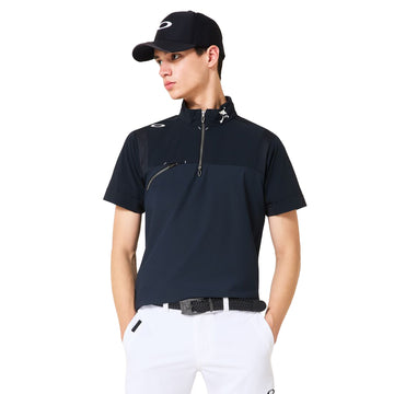 Oakley Golf Skull Cool Stretch Hybrid Mock Shirt