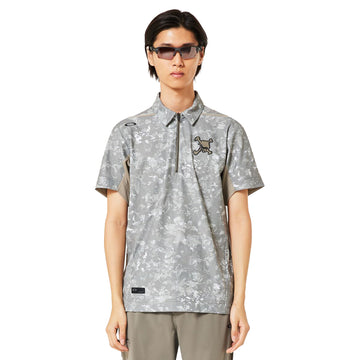 Oakley Golf Skull Geo Foliage Polo Shirt
