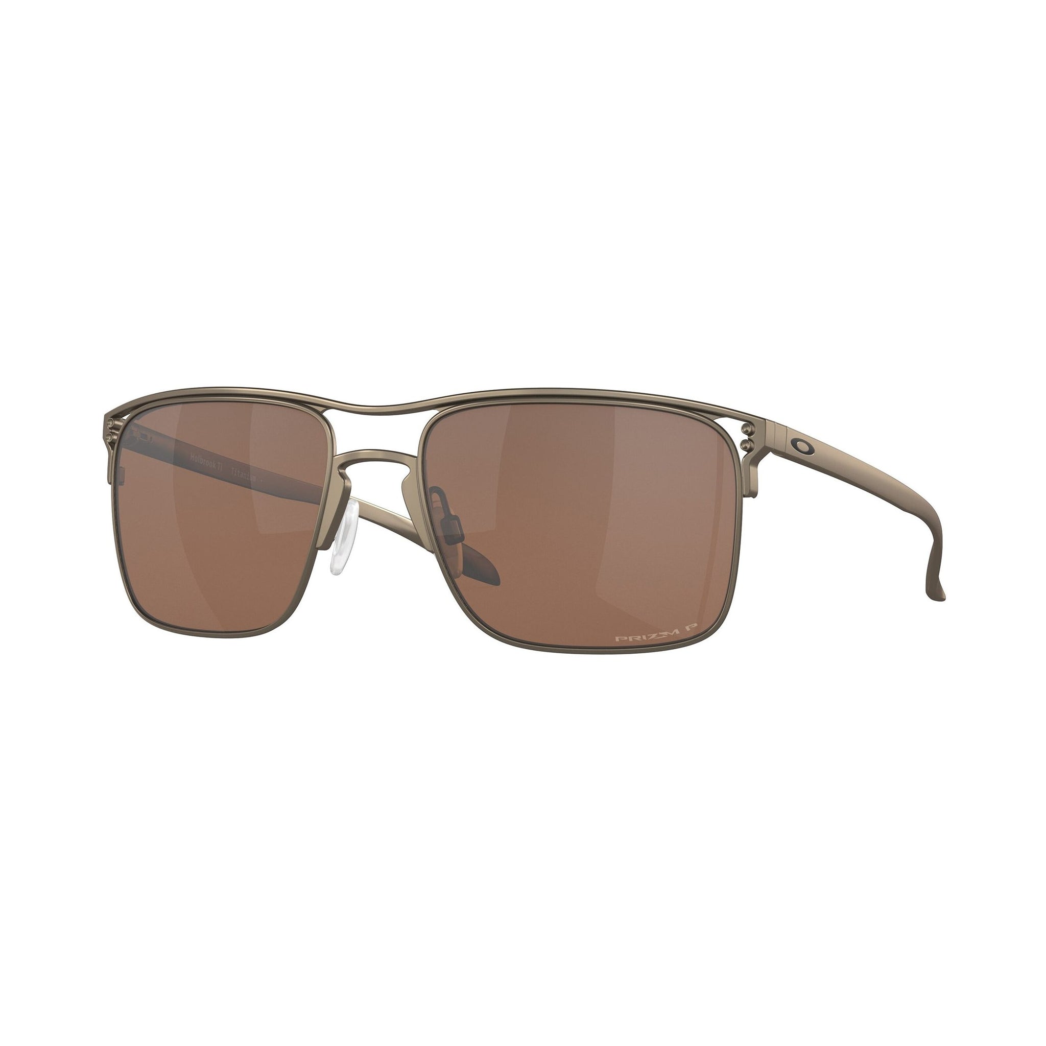 Oakley Holbrook Ti Sunglasses Satin Pewter/Prizm Tungsten Polarized
