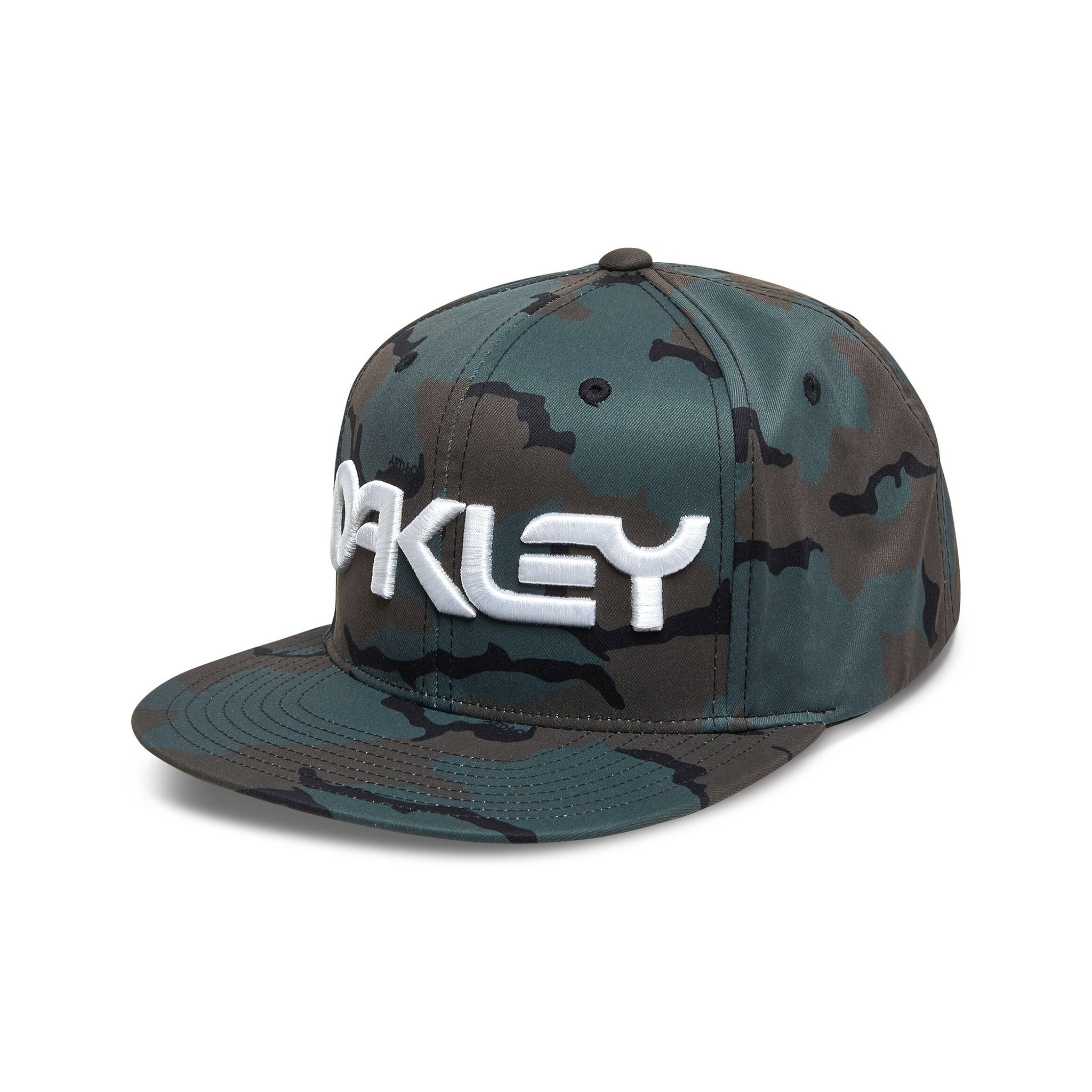 Oakley Mark III Flat Bill Golf Cap B1B Camo Hunter 9NQ